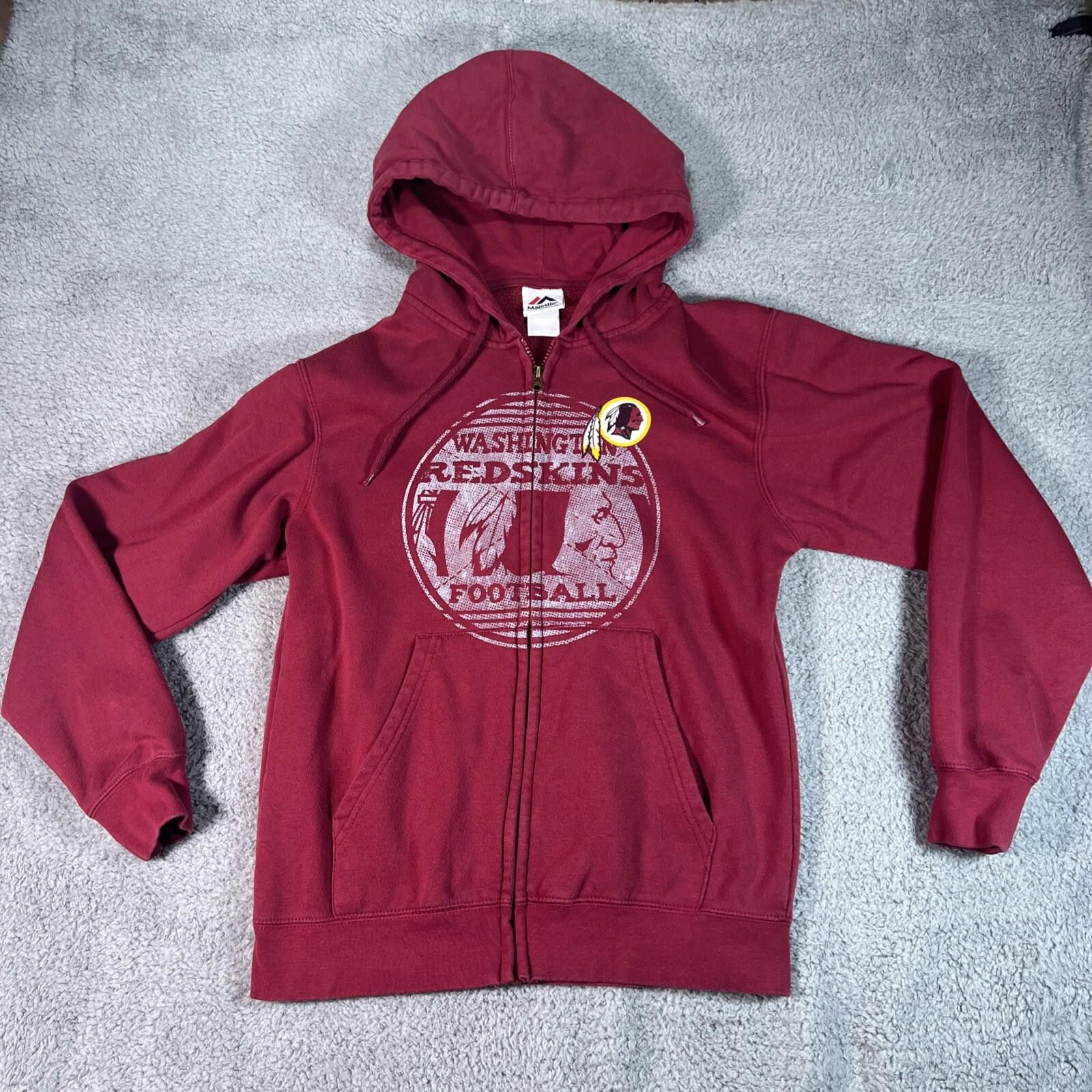 Majestic Washington Redskins Majestic Pullover Hoodie Men Small Size ONE SIZE - 1 Thumbnail
