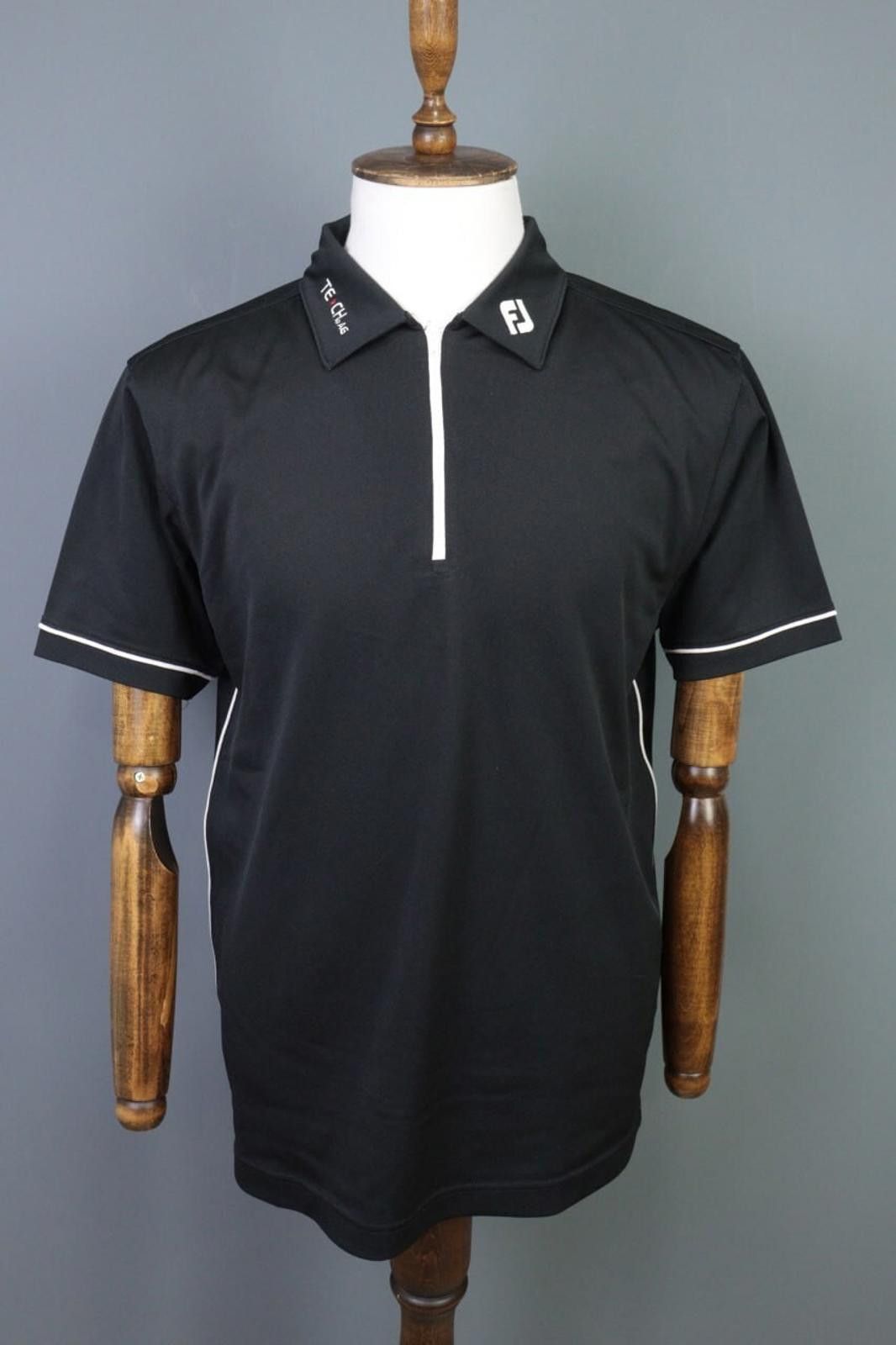 Fjallraven FJ FootJoy Black Golf Sports Wear Polo Shirt Size L Size US L / EU 52-54 / 3 - 1 Thumbnail