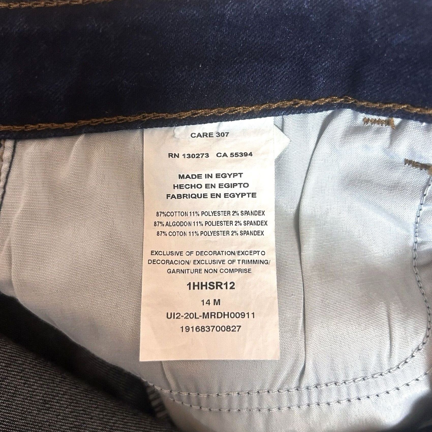 Lee Lee Heritage Jeans Womens 14 Slim Fit Skinny Ankle High Rise Dark Wash Denim Jeans Blue Slimming 5-Pocket Zipper Button Womens Jeans Size 36" / US 14 / IT 50 - 3 Thumbnail