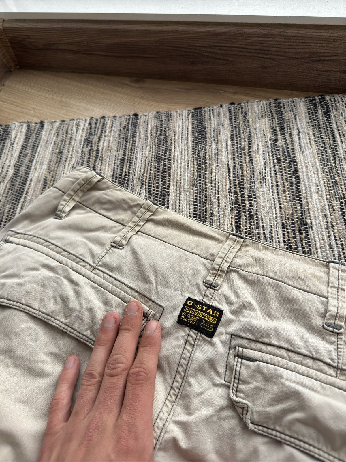 G-Star Vintage G star Raw Big logo multi pocket Cargo Y2K Shorts Size US 30 / EU 46 - 7 Thumbnail