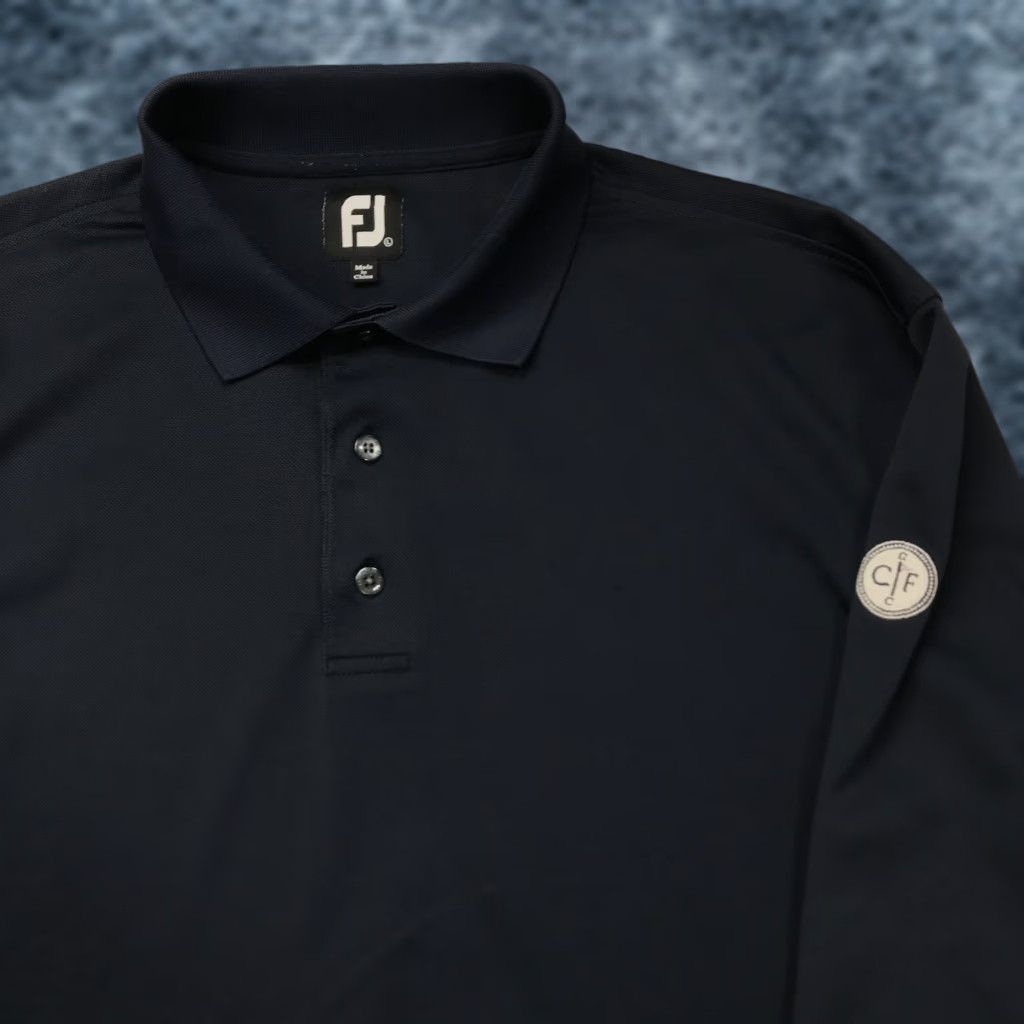 Footjoy FootJoy Polo Shirt Mens Large Blue Solid Golf Shirt Comfortable Stretch Size US L / EU 52-54 / 3 - 1 Thumbnail