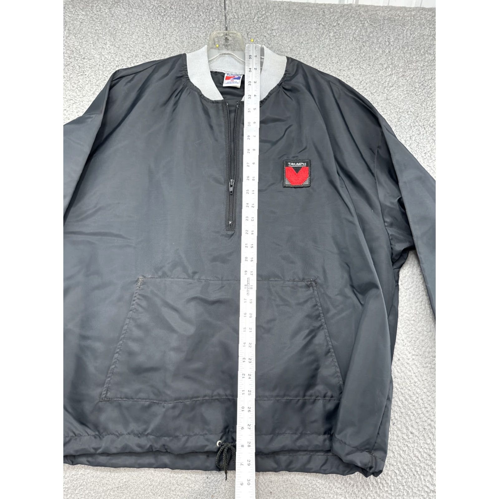 Vintage VINTAGE Swingster 1/4 Zip Jacket Men’s USA Made Lightweight XL Black Windbreaker USA Made Swingster 1/4 Zip Mens XL Black Windbreaker Size US XL / EU 56 / 4 - 6 Thumbnail