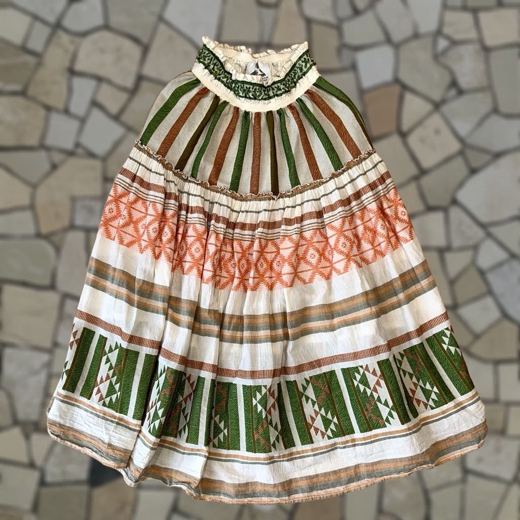 Vintage Pearl & Caviar Skirt Womens S/M Meteora Maxi Women Size 28" / US 6 / IT 42 - 1 Thumbnail