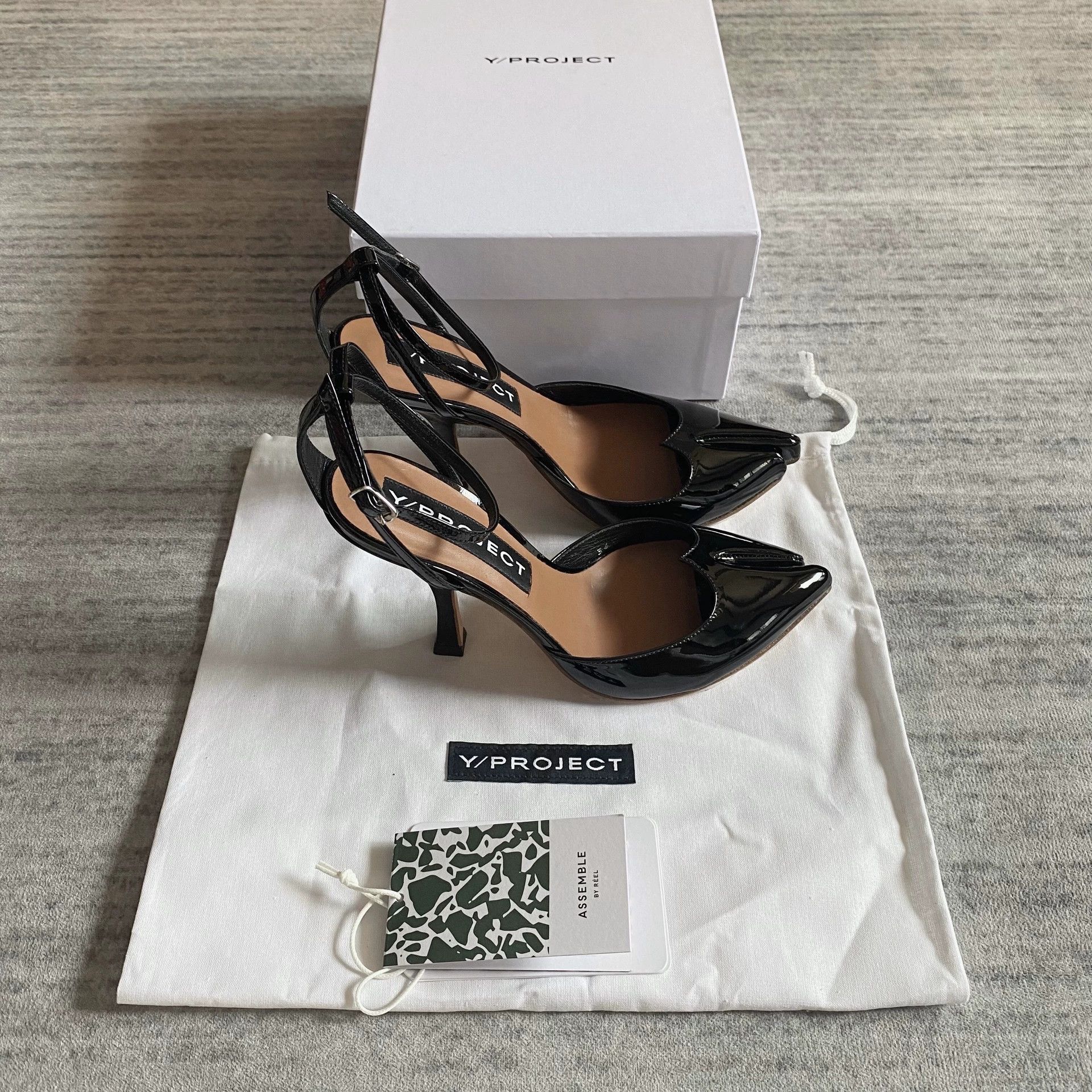 Y/Project Y/Project Heart-Strap Split-Toe High Heels Size US 5.5 / IT 35.5 - 2 Thumbnail
