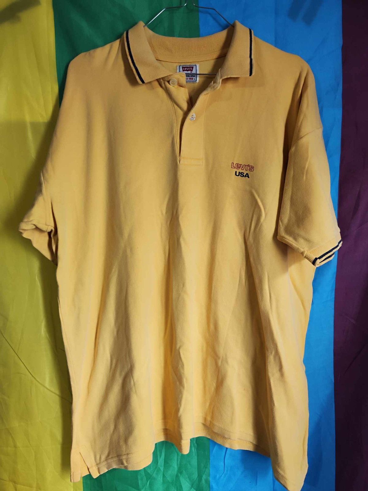 Levi's × Vintage Vintage Levi’s men’s collared cotton T-shirt size L Size US L / EU 52-54 / 3 - 1 Thumbnail