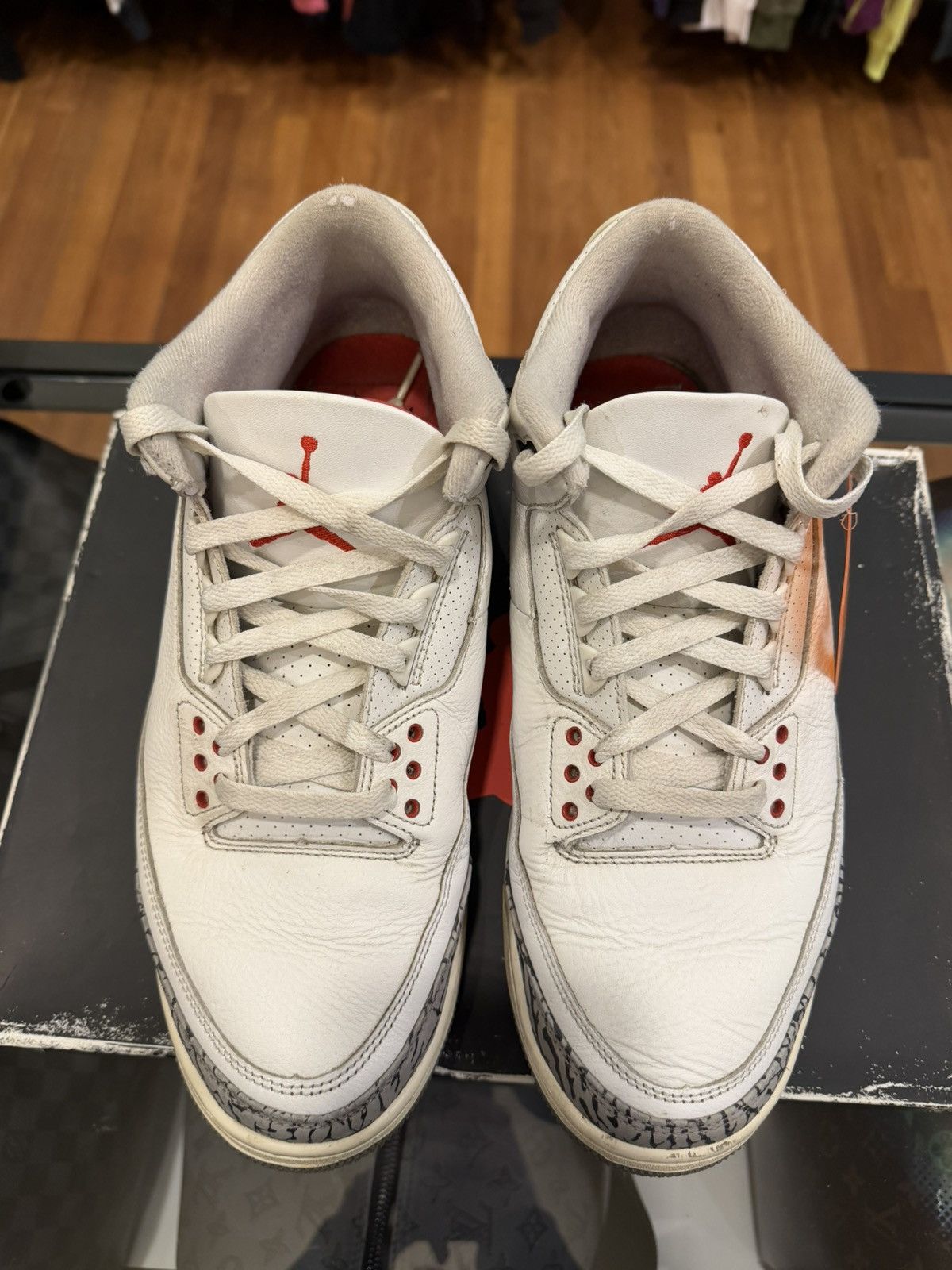 Jordan Brand Jordan 3 Retro White Cement Size US 11 / EU 44 - 4 Thumbnail