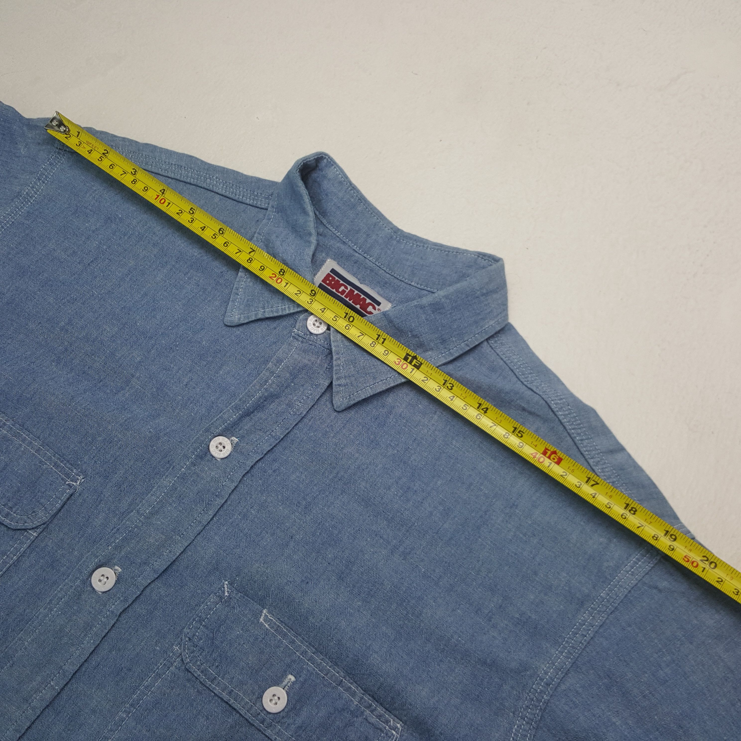 Big Mac Vintage Big Mac Denim Button Up Shirt Size US XL / EU 56 / 4 - 5 Thumbnail
