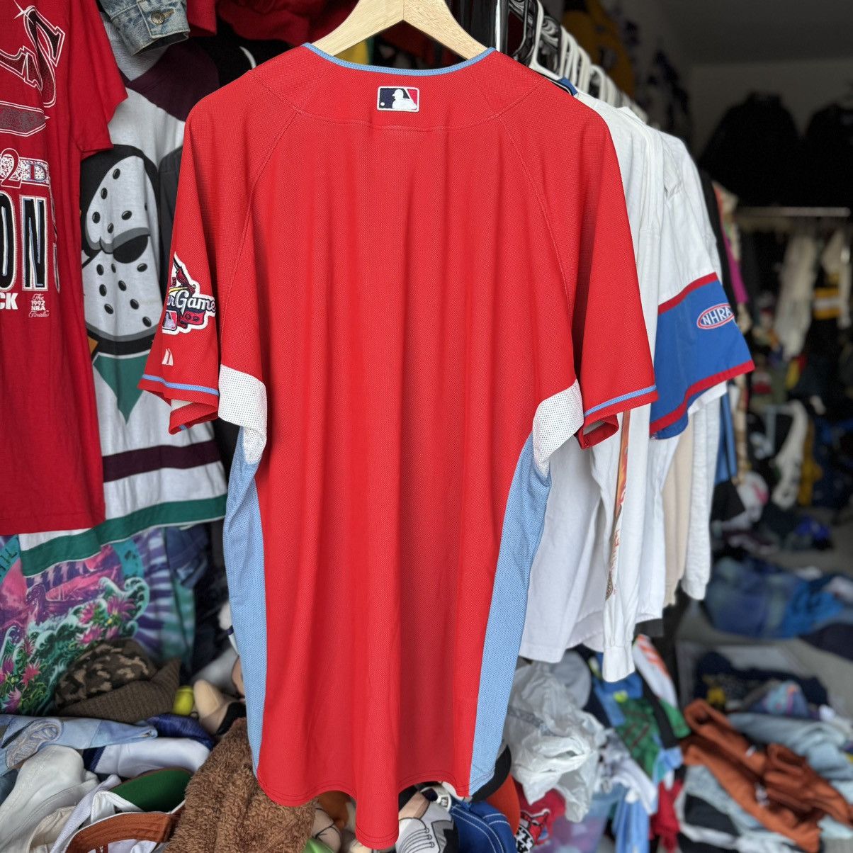 MLB × Majestic × Vintage 2009 Majestic MLB All Star Game St Louis Cardinals Jersey Size US L / EU 52-54 / 3 - 8 Thumbnail