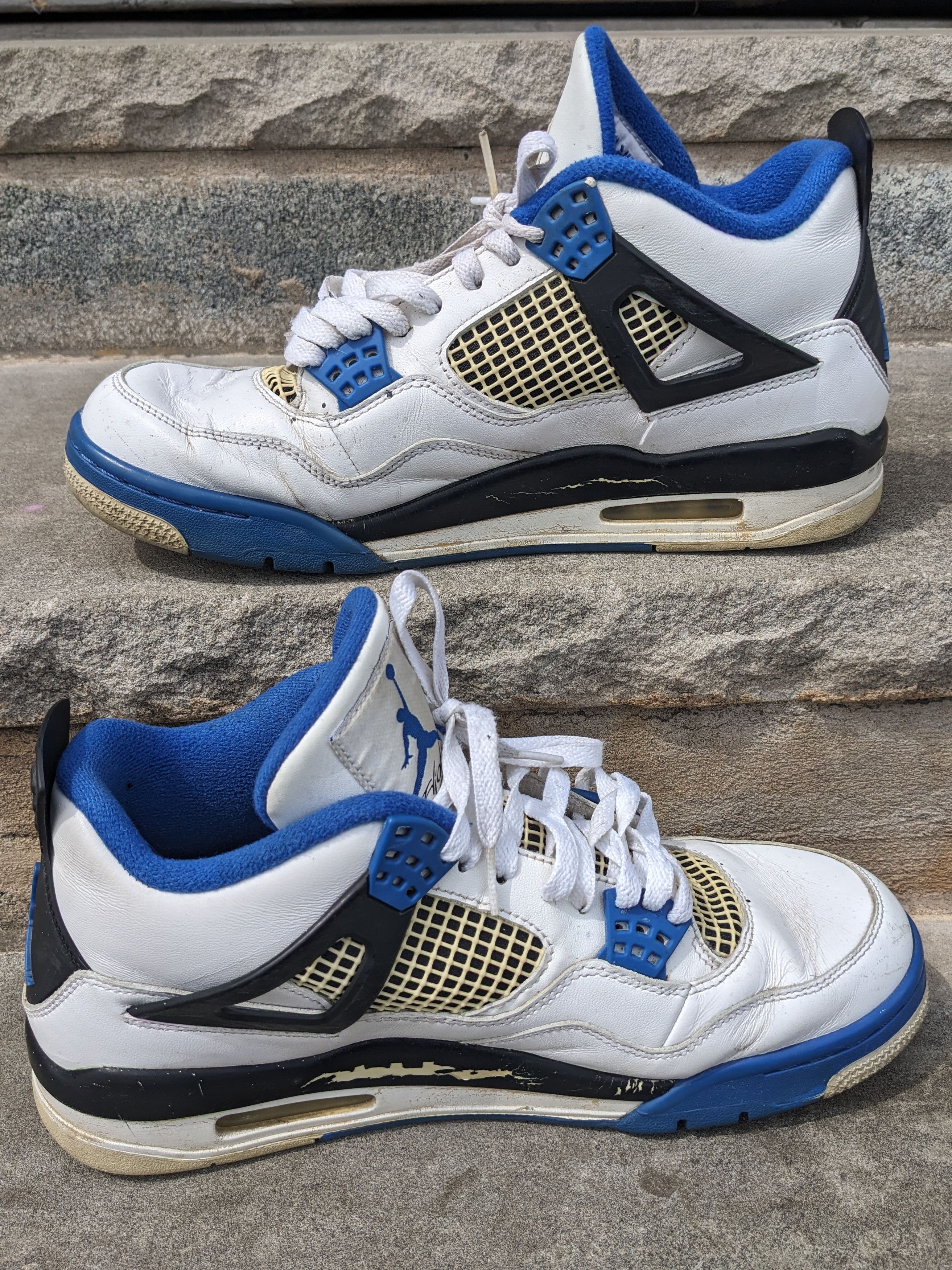 Designer × Nike Nike Air Jordan 4 Retro Motorsports 10 308497-117 2017 Size US 10 / EU 43 - 2 Thumbnail