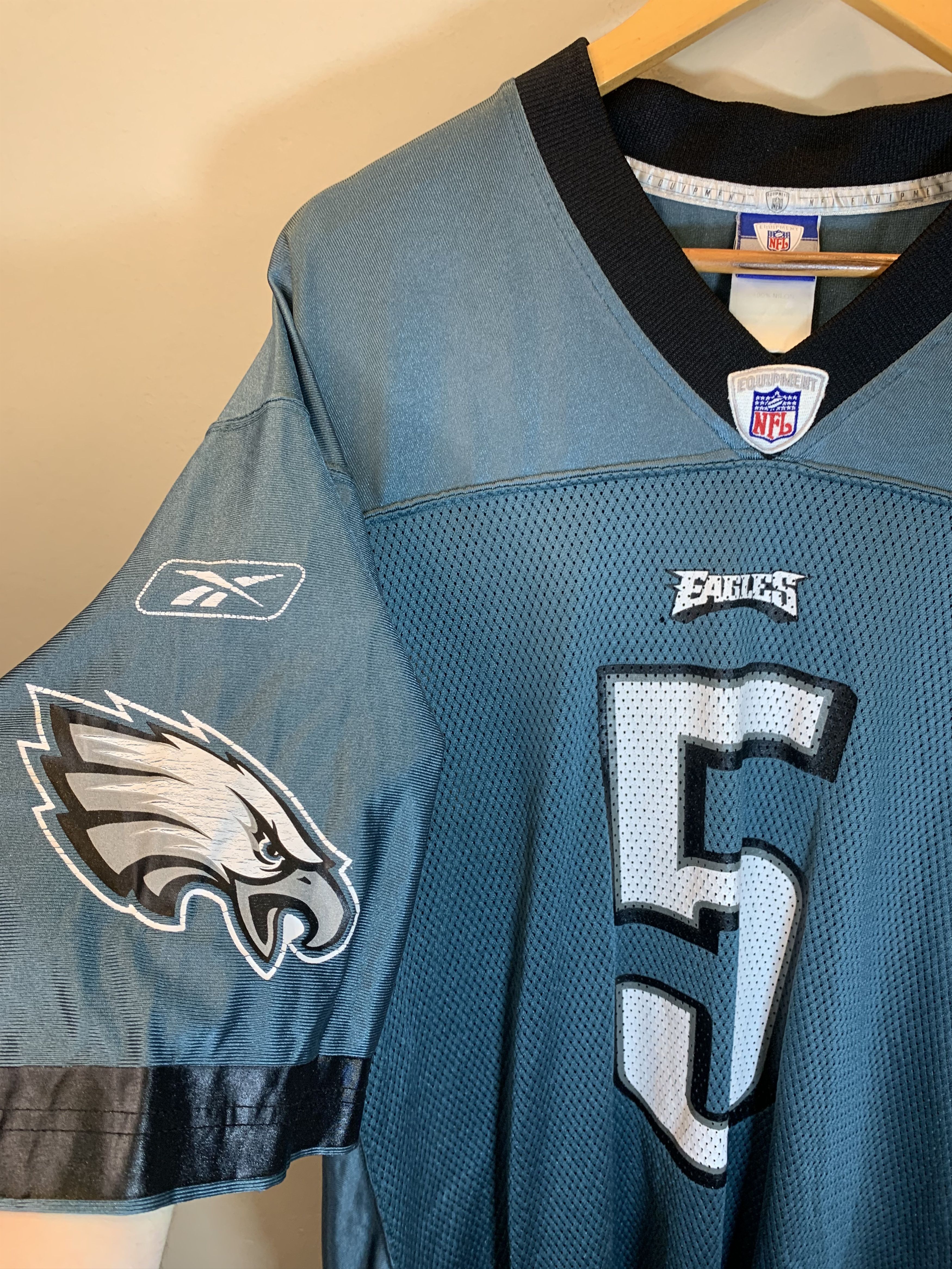 Reebok *RARE* Vintage Donovan McNabb Philadelphia Eagles NFL Jersey Size US L / EU 52-54 / 3 - 3 Thumbnail