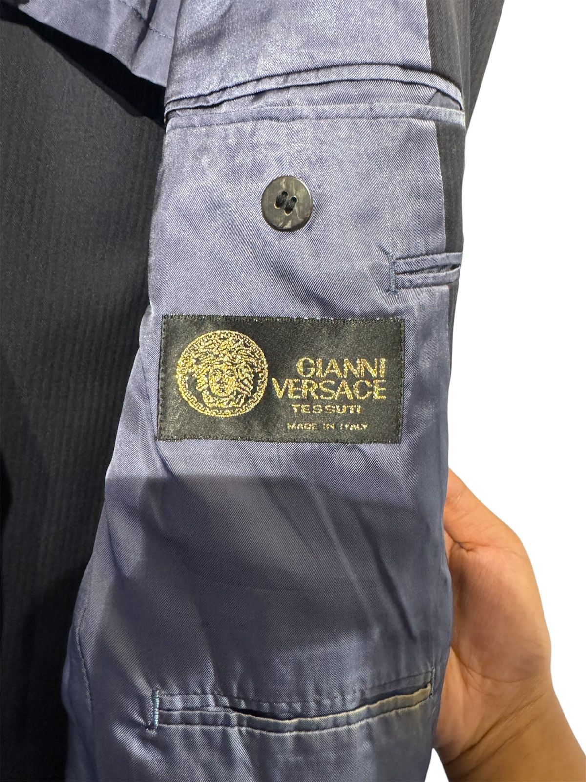 Versace Vintage Gianni Versace Tessuti Blazers Size 42R - 3 Thumbnail