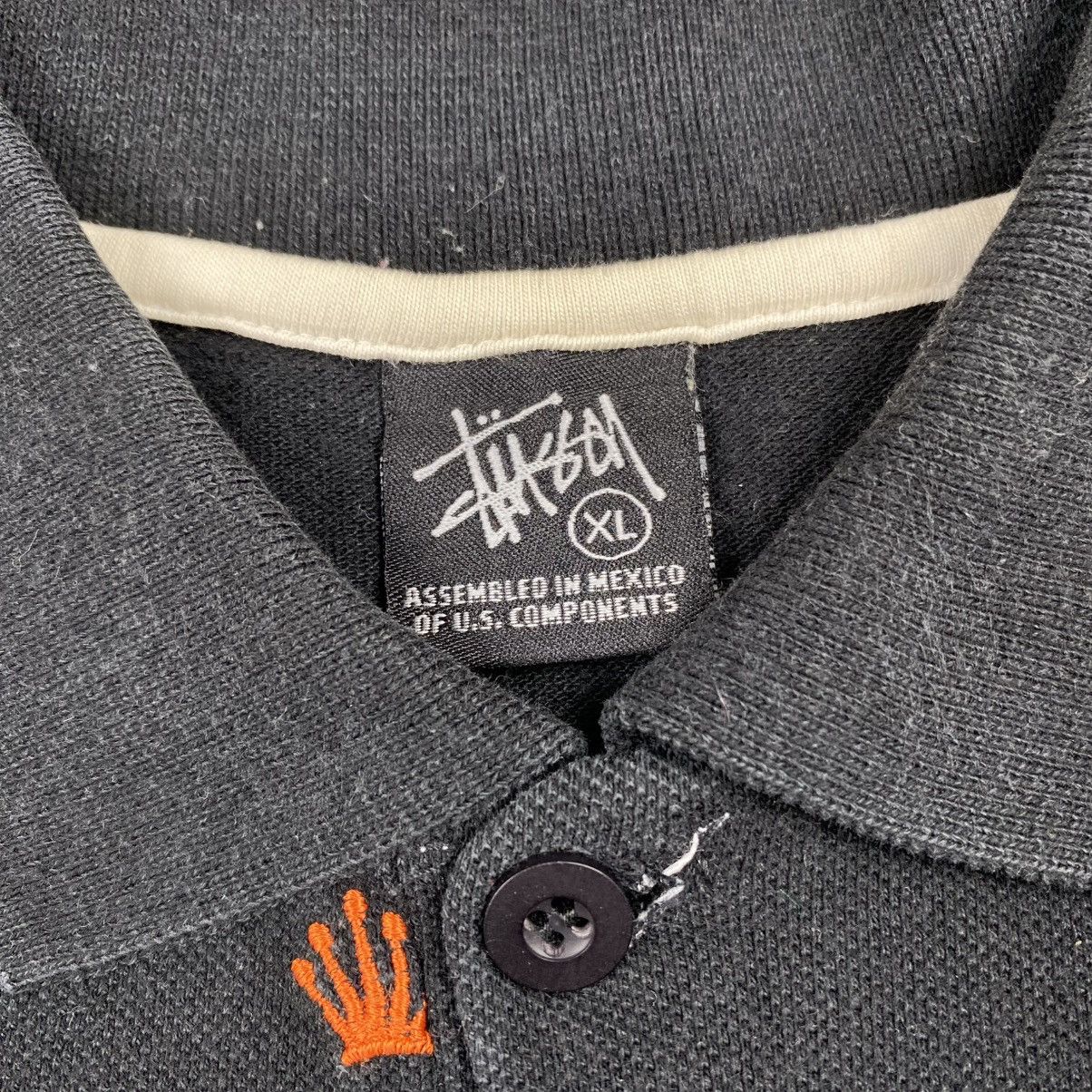 Stussy Stussy full logo crown poloshirt Size US XL / EU 56 / 4 - 4 Thumbnail