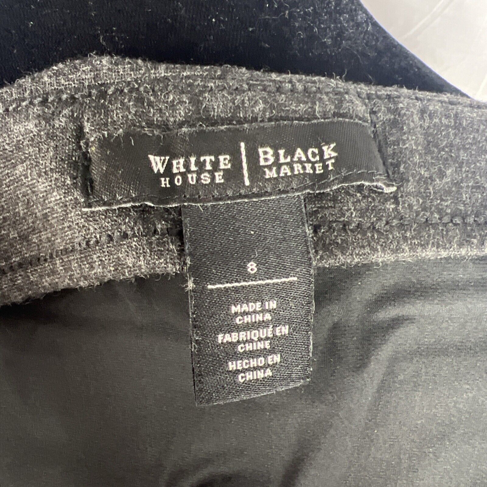 White House Black Market White House Black Market Skirt Sz 8 Gray Pencil Knee Length Size 30" / US 8 / IT 44 - 9 Thumbnail