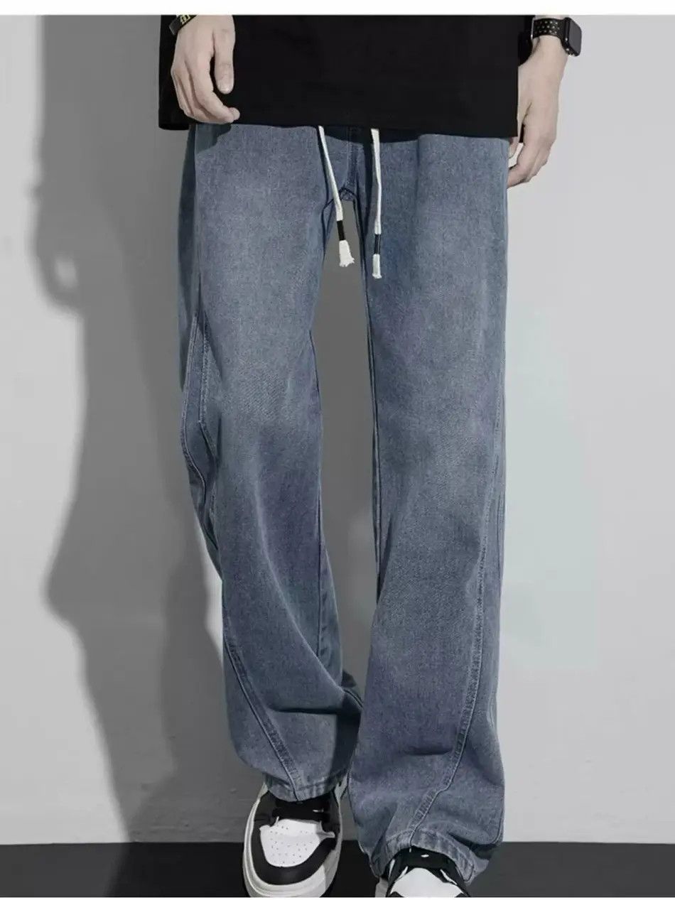 Japanese Brand × Jean Retro loose casual wide leg jeans Size US 30 / EU 46 - 5 Thumbnail