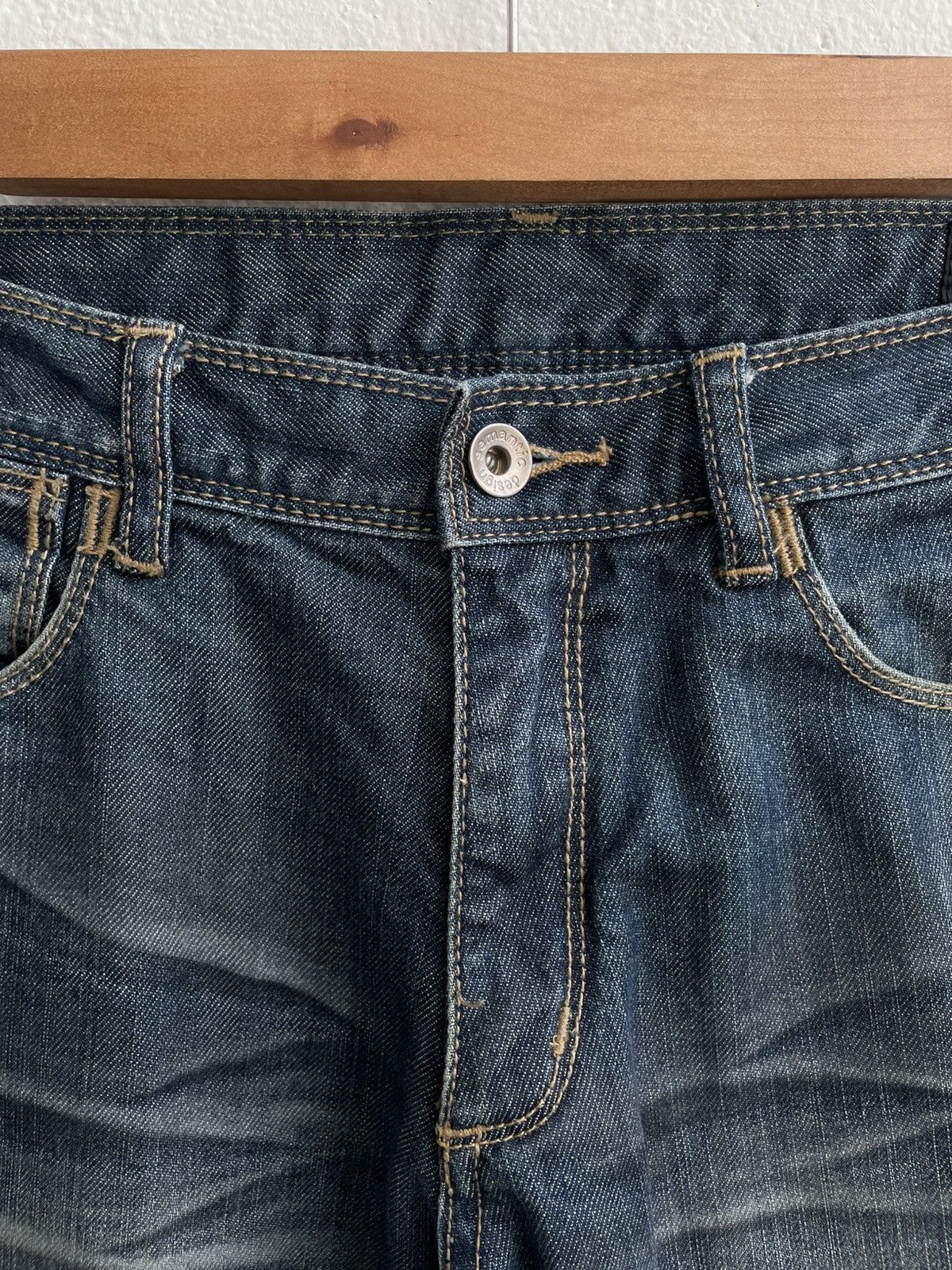 If Six Was Nine Vintage Semantic Design Japanese Clawmark Pattern Jeans Size US 32 / EU 48 - 4 Thumbnail