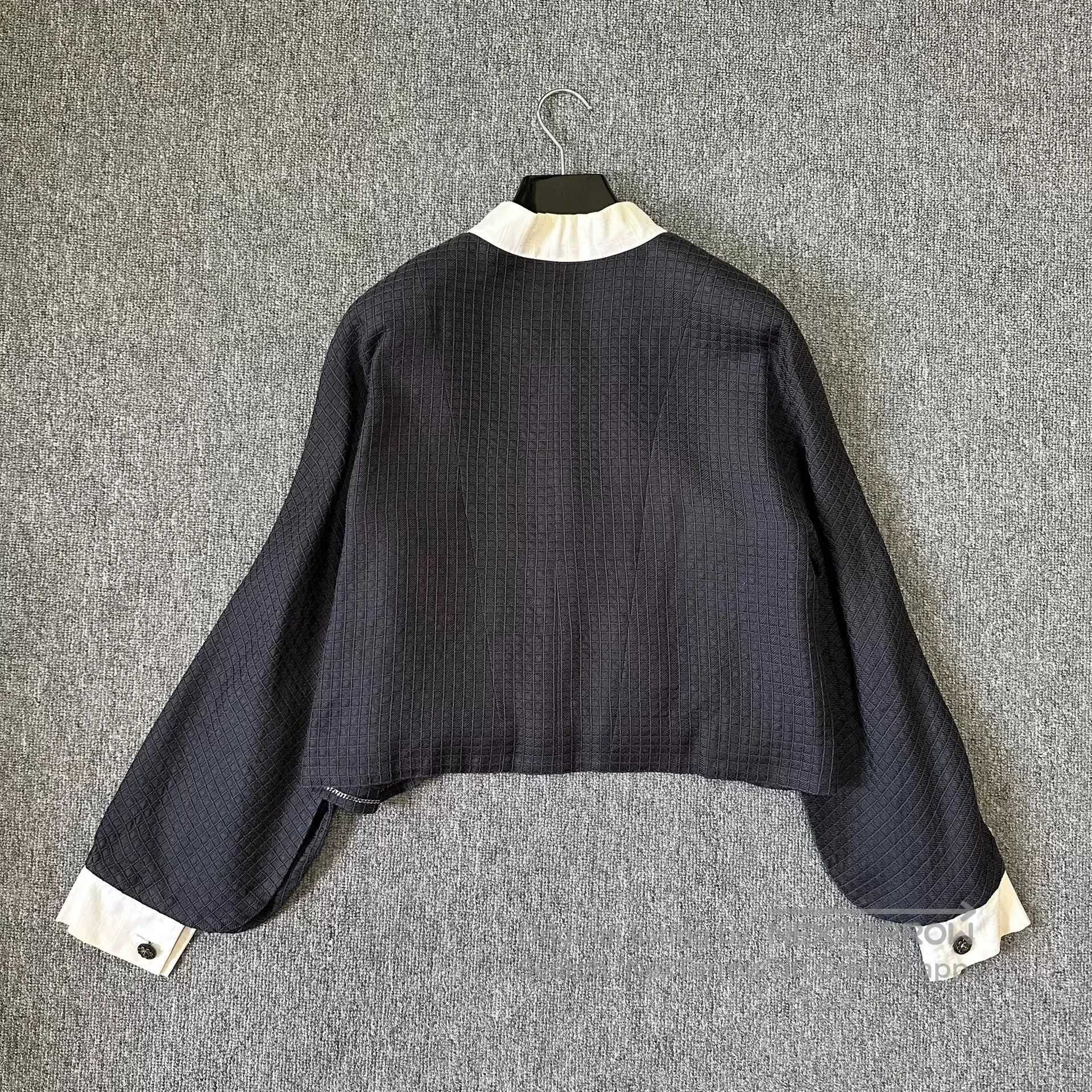 Chanel Chanel Seoul Collection Black White Woven Jacket. Size XXS / US 00 / IT 34 - 5 Thumbnail