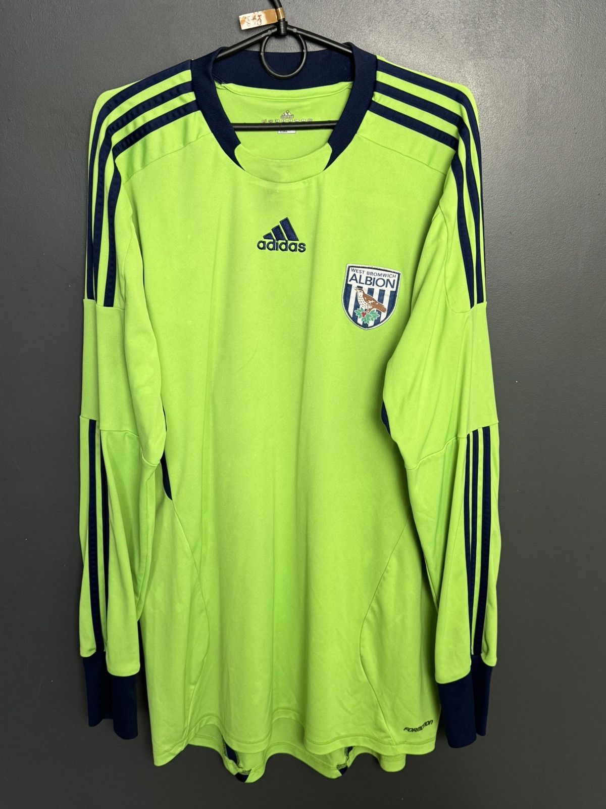 Adidas West Bromwich Albion 11/12 Goalkeeper Football Jersey Size US XL / EU 56 / 4 - 1 Thumbnail