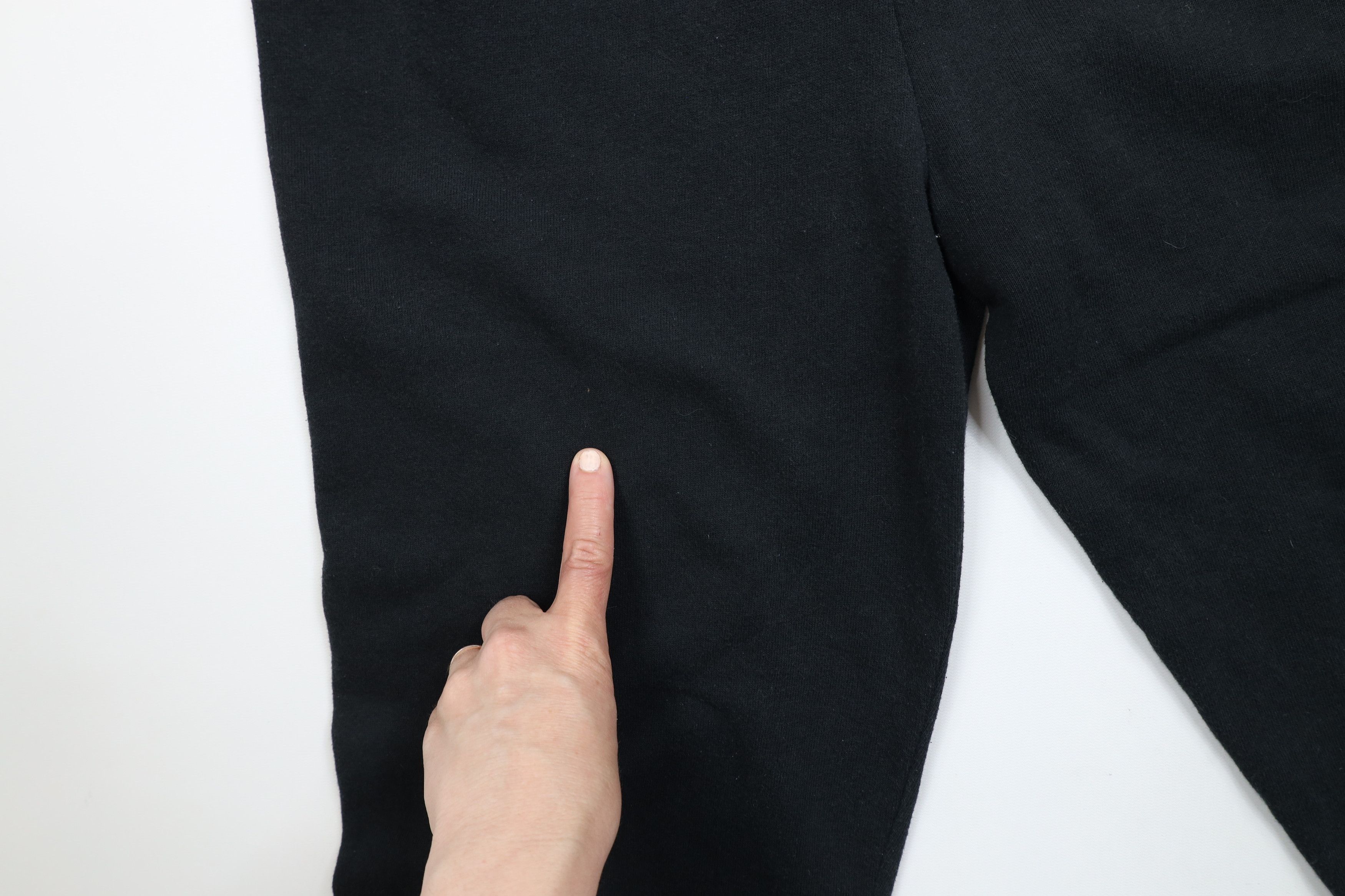 Vintage Vintage 90s Streetwear Cuffed Sweatpants Joggers Black USA Size US 36 / EU 52 - 5 Thumbnail