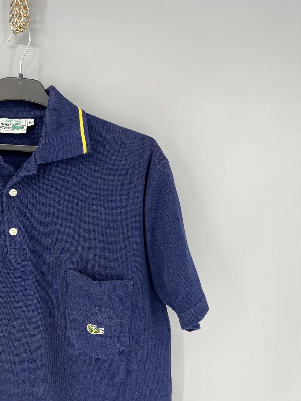 Lacoste Vintage Chemise Lacoste Big Logo Made in France Polo t-shirt Size US M / EU 48-50 / 2 - 4 Thumbnail