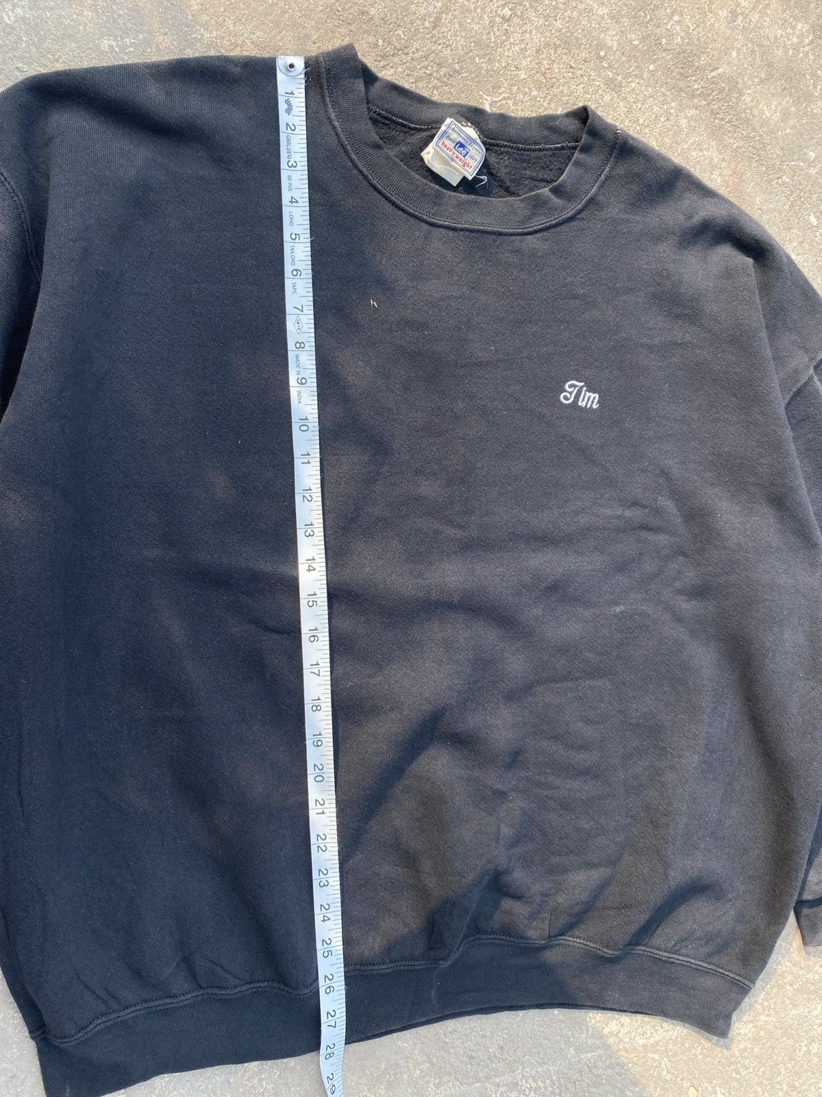 Lee × Vintage Vintage Sunfaded thrashed Lee Sweatshirt Size US XL / EU 56 / 4 - 6 Thumbnail