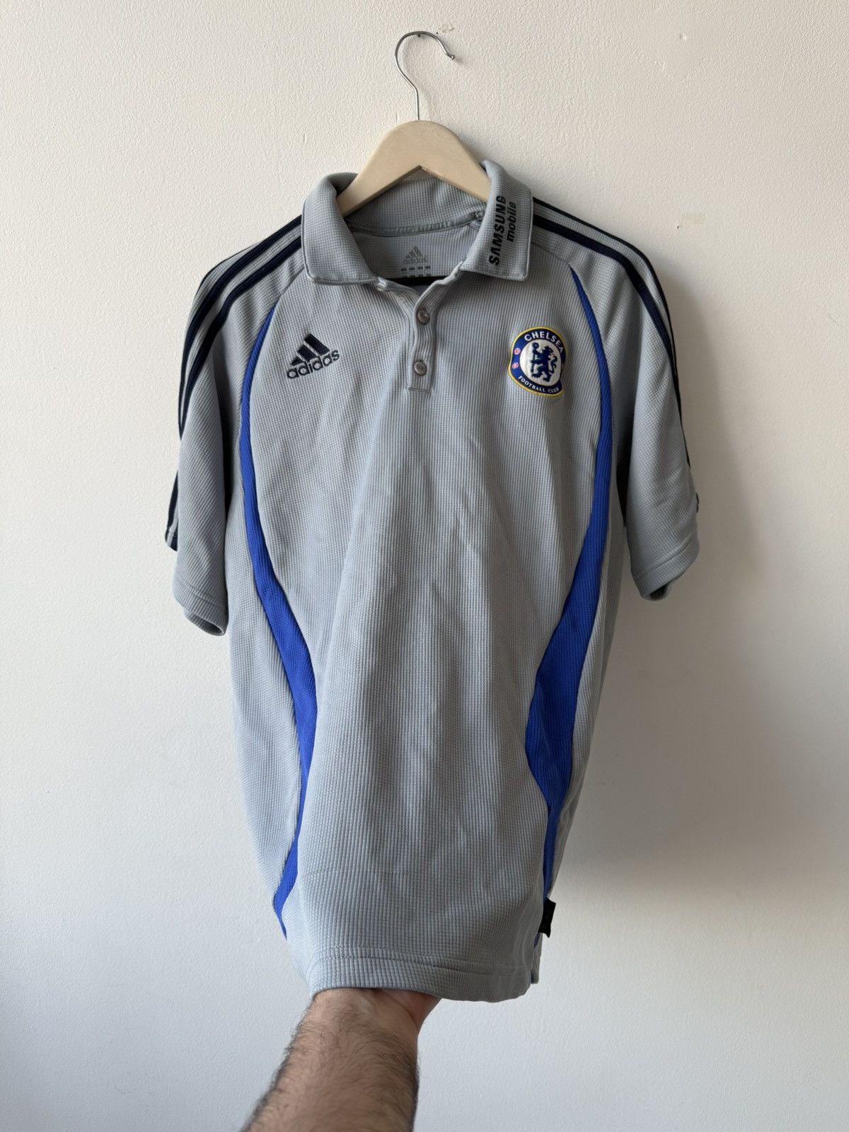Adidas Adidas Chelsea Vintage 2006/2007 Polo Shirt Jersey Size US L / EU 52-54 / 3 - 2 Thumbnail