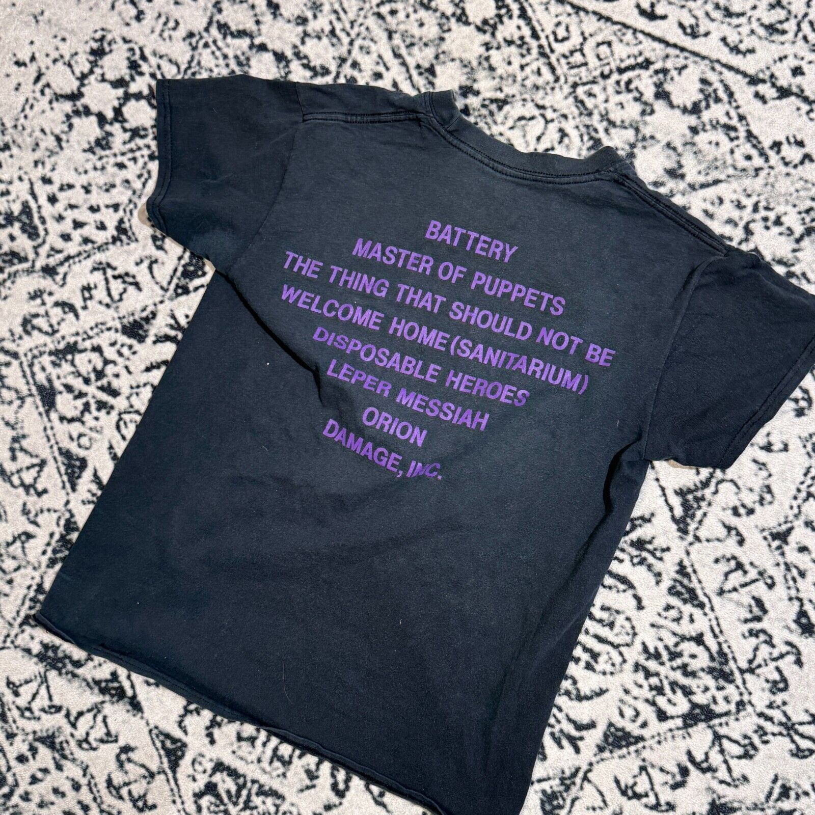 Vintage Black Cotton T-Shirt Size S Master Of Puppets Y2K 90s Size US S / EU 44-46 / 1 - 7 Thumbnail