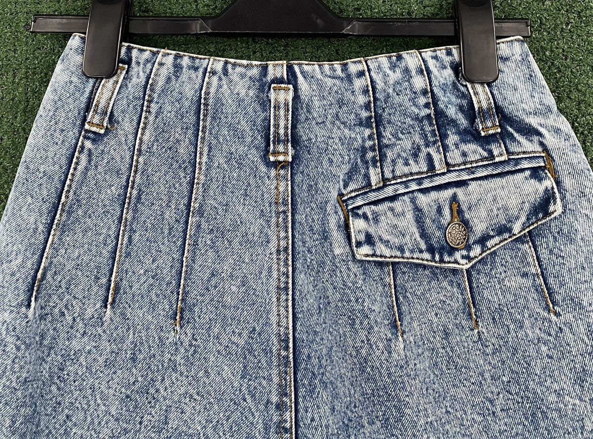 Vintage Vintage 80’s Nuovo Acid Wash Denim Jean High Rise Shorts Size 25" / US 0 / IT 36 - 6 Thumbnail