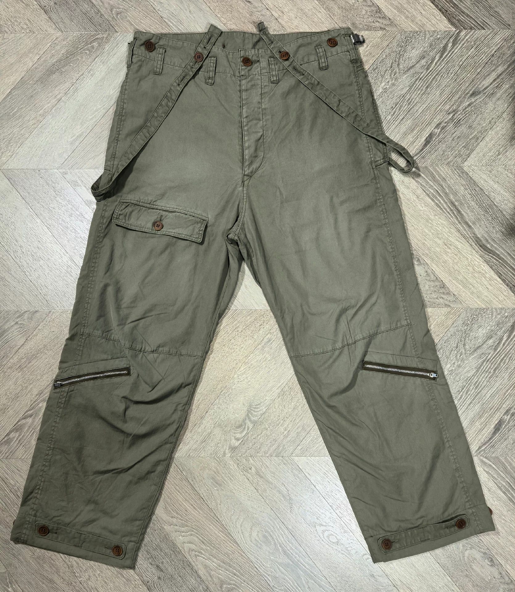 Visvim VISVIM 24SS NORTHROP Dye Suspender Military Pants Khaki Size US 34 / EU 50 - 1 Thumbnail