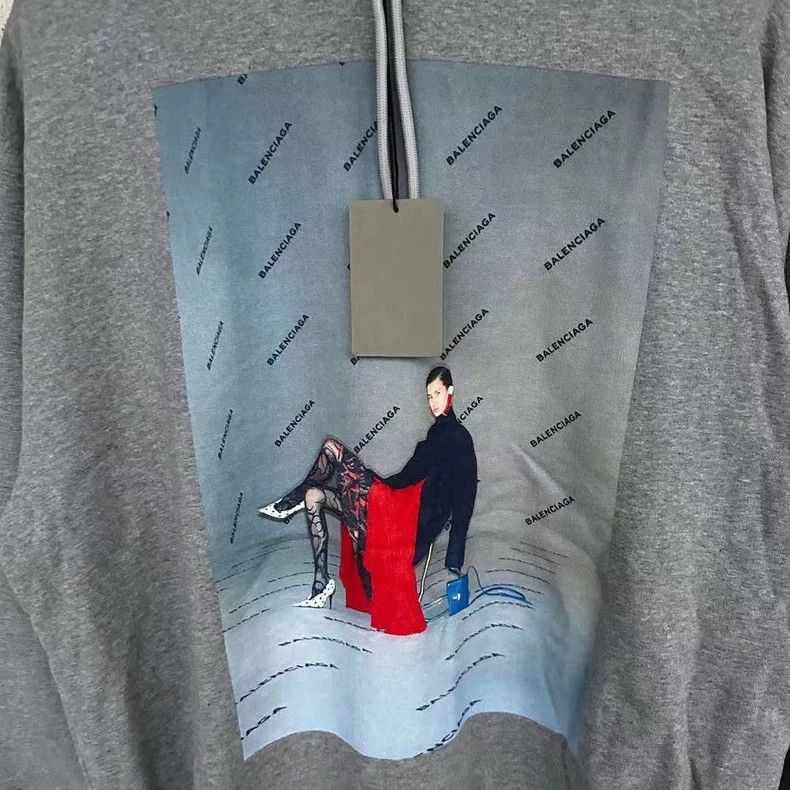 Balenciaga Balenciaga Reversible Portrait Hoodie Explodes M Size Size US M / EU 48-50 / 2 - 2 Thumbnail