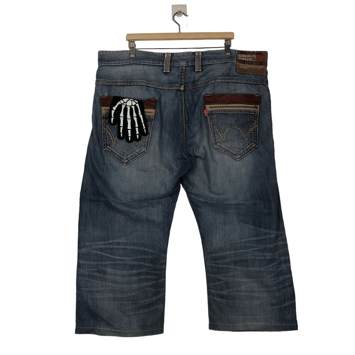 Edwin 🔥PUNK DESIGN DISTRESSED DENIM EDWIN KAPITAL DESIGN Size US 44 / EU 60 - 8 Thumbnail