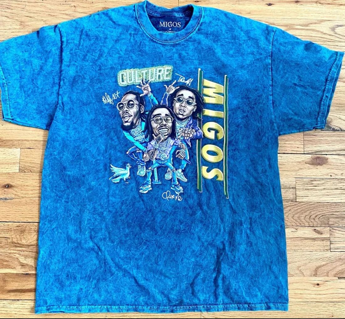 Migos Migos Vintage Tee -Size M- Size US M / EU 48-50 / 2 - 1 Thumbnail