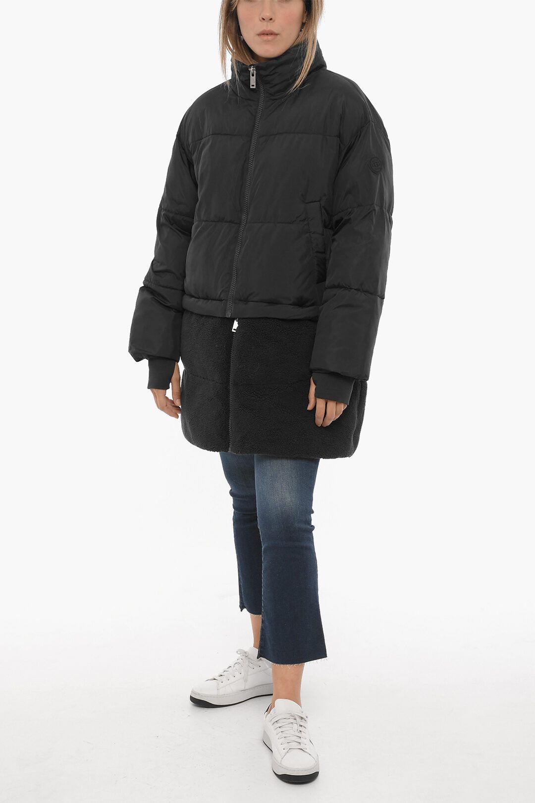 Ugg og1mm0824 Annabeth Jacket With Exrtractable Hood in Black Size M / US 6-8 / IT 42-44 - 5 Thumbnail