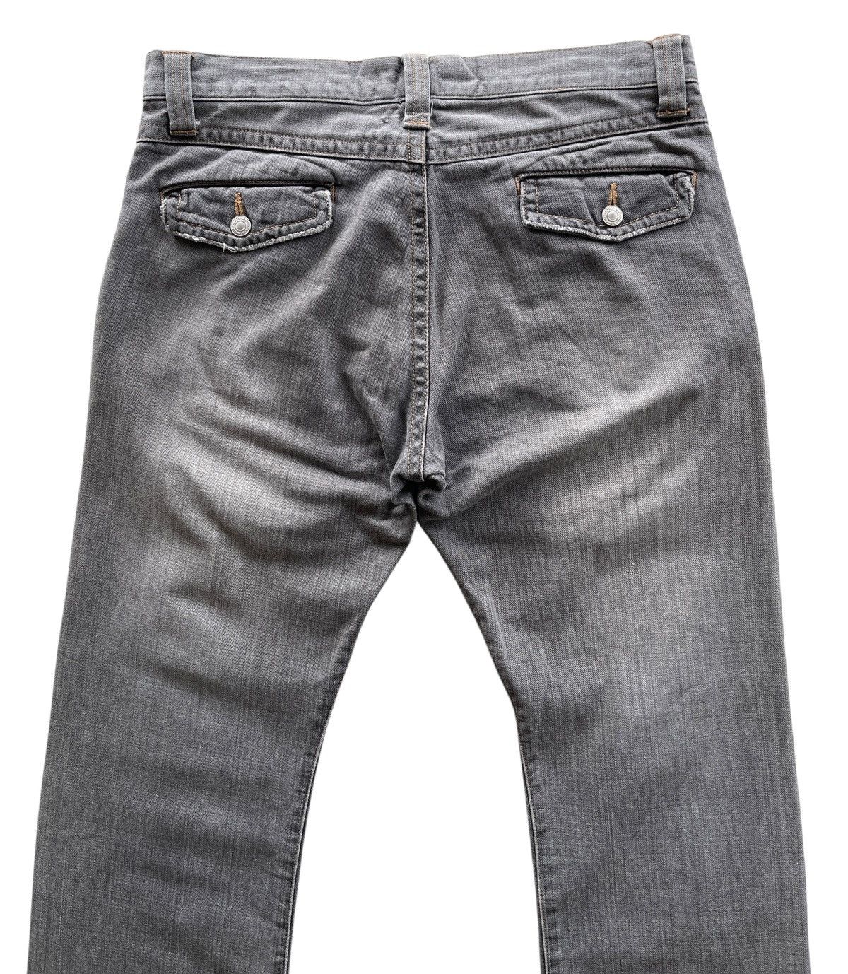 Les Deux DEUX Concept Labo Distressed Flare Grey Denim Size US 34 / EU 50 - 6 Thumbnail