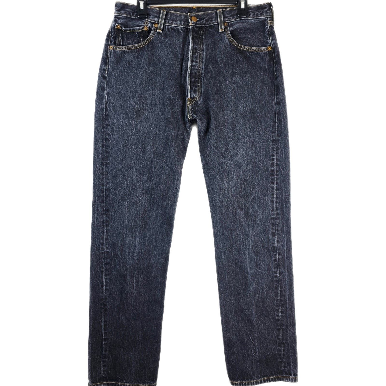 Levi's Vintage Levis 501xx Jeans Mens Fits 34x31 Black 36x36 Size US 34 / EU 50 - 1 Thumbnail