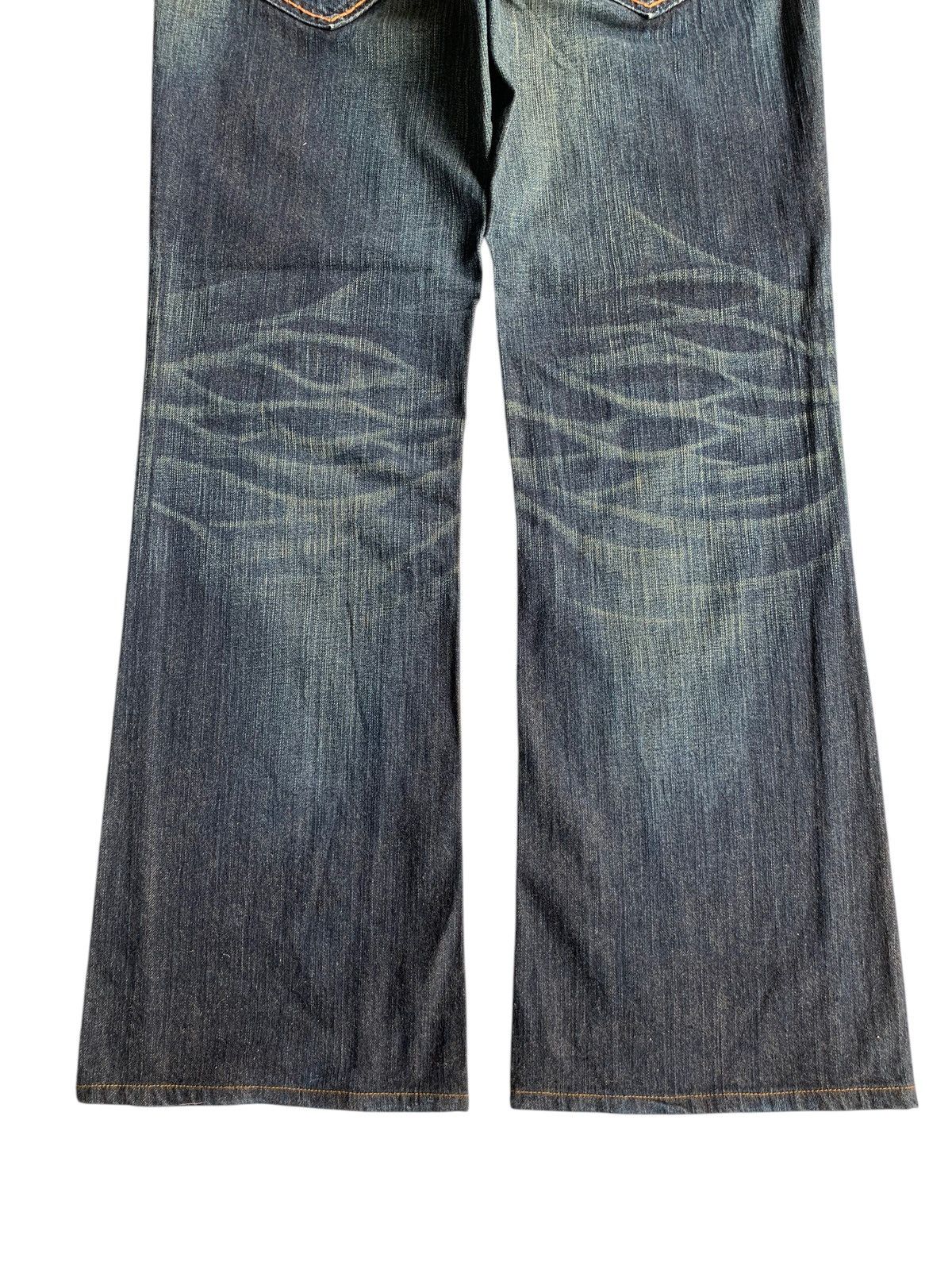 Tornado Mart FLARE💥 EDWIN XV NAVAJO HIPPIES STYLE MUDMAX RUSTY DENIM🎌☠️ Size US 32 / EU 48 - 8 Thumbnail