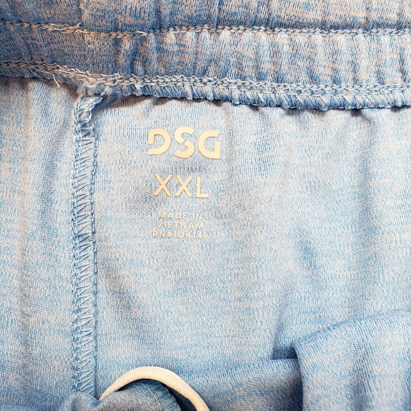Vintage DSG Athletic Shorts Men XXL Blue Comfortable Stretch Drawstring Moisture Wicking Size US 39 - 7 Thumbnail