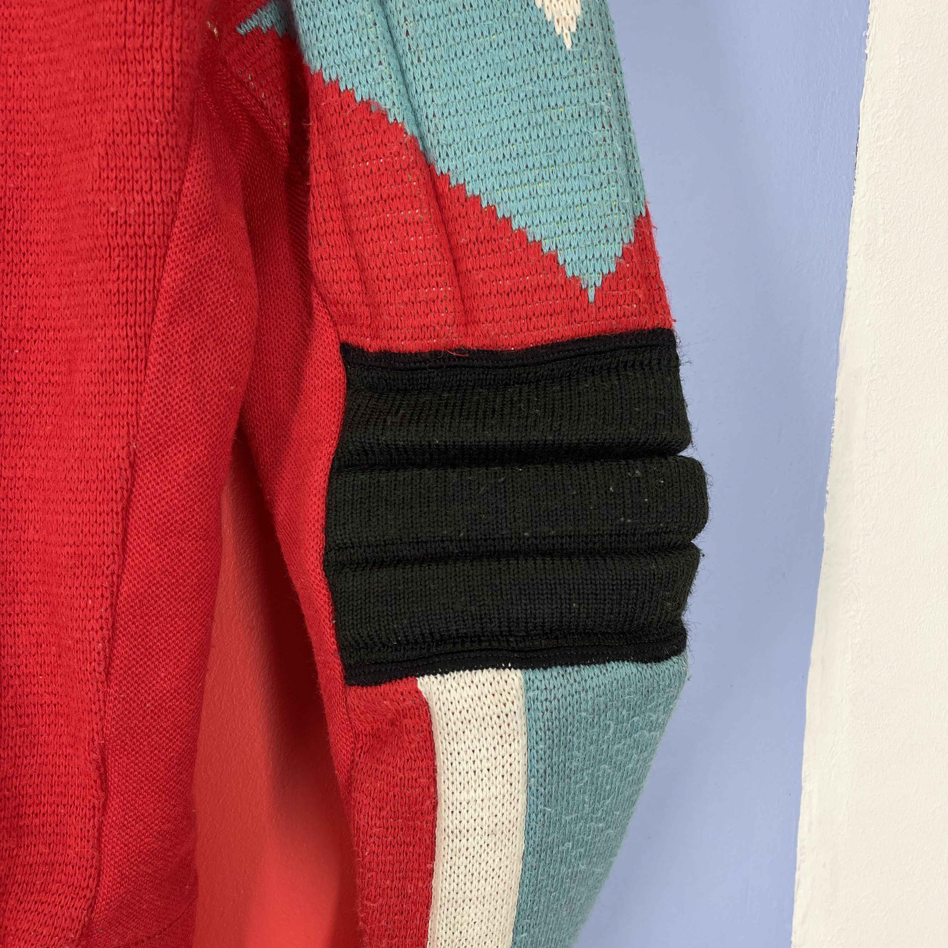 Descente 90s Vintage DESCENTE Acrylic Ski Sweater #1386/AS Size US S / EU 44-46 / 1 - 13 Thumbnail