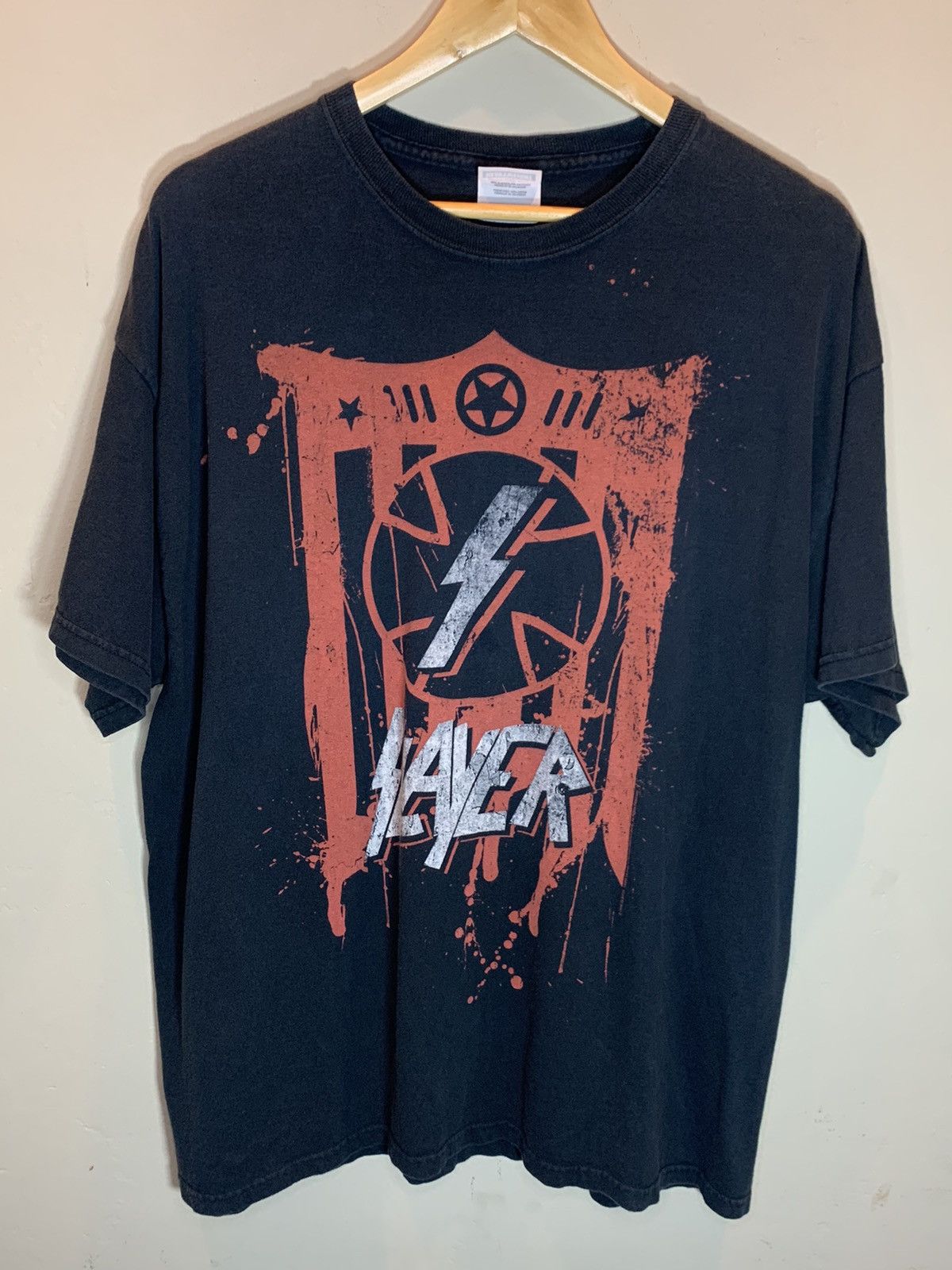 Band Tees *RARE* Vintage Slayer Art Band Y2K Paint Splatter T-Shirt XL Size US XL / EU 56 / 4 - 1 Thumbnail