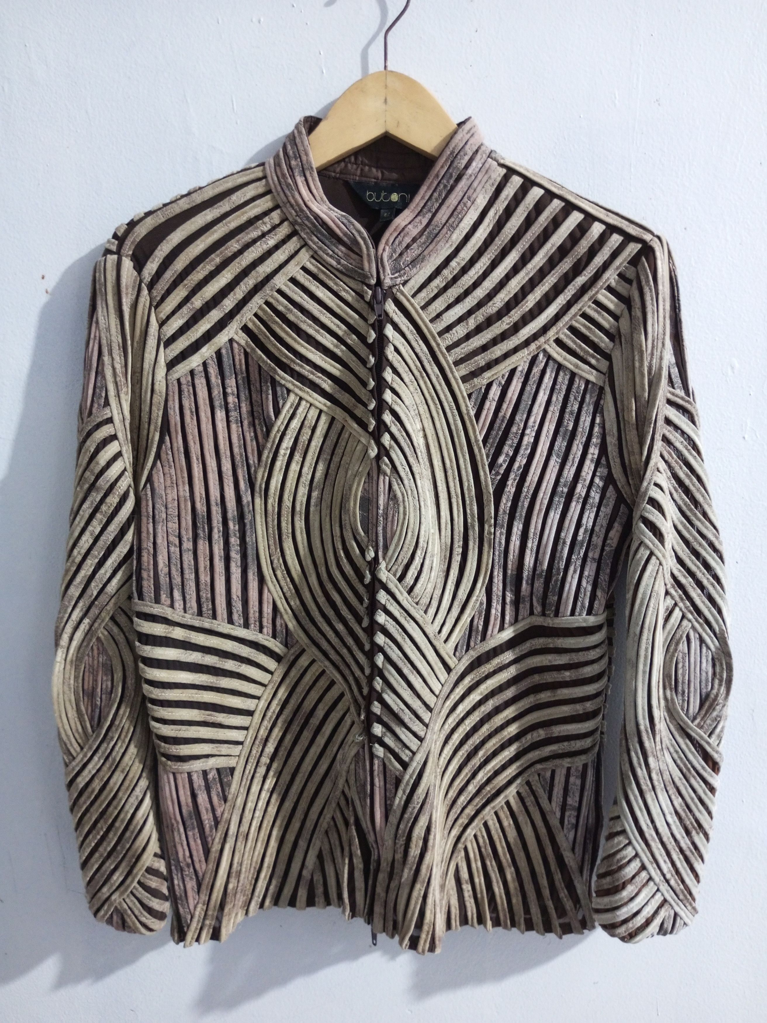 Japanese Brand OZZ CROCE Y2K Punk Black Dragon Print Layered Top 