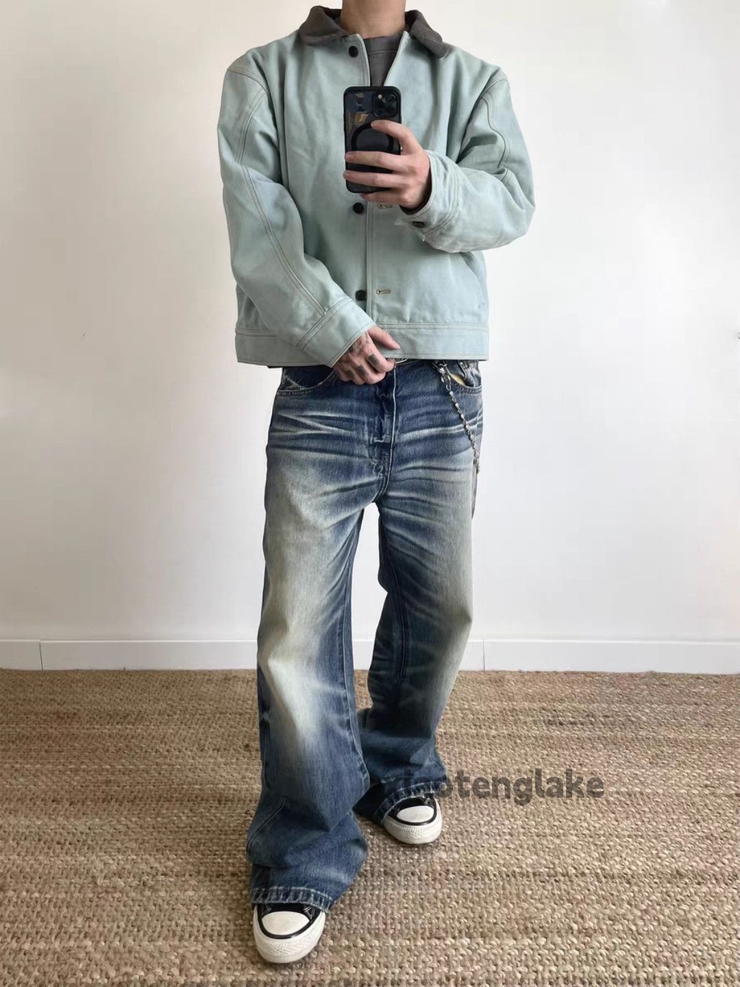 Jean xtl vintage washed faded cleanfit yuppie bootcut jeans Size US 36 / EU 52 - 9 Thumbnail