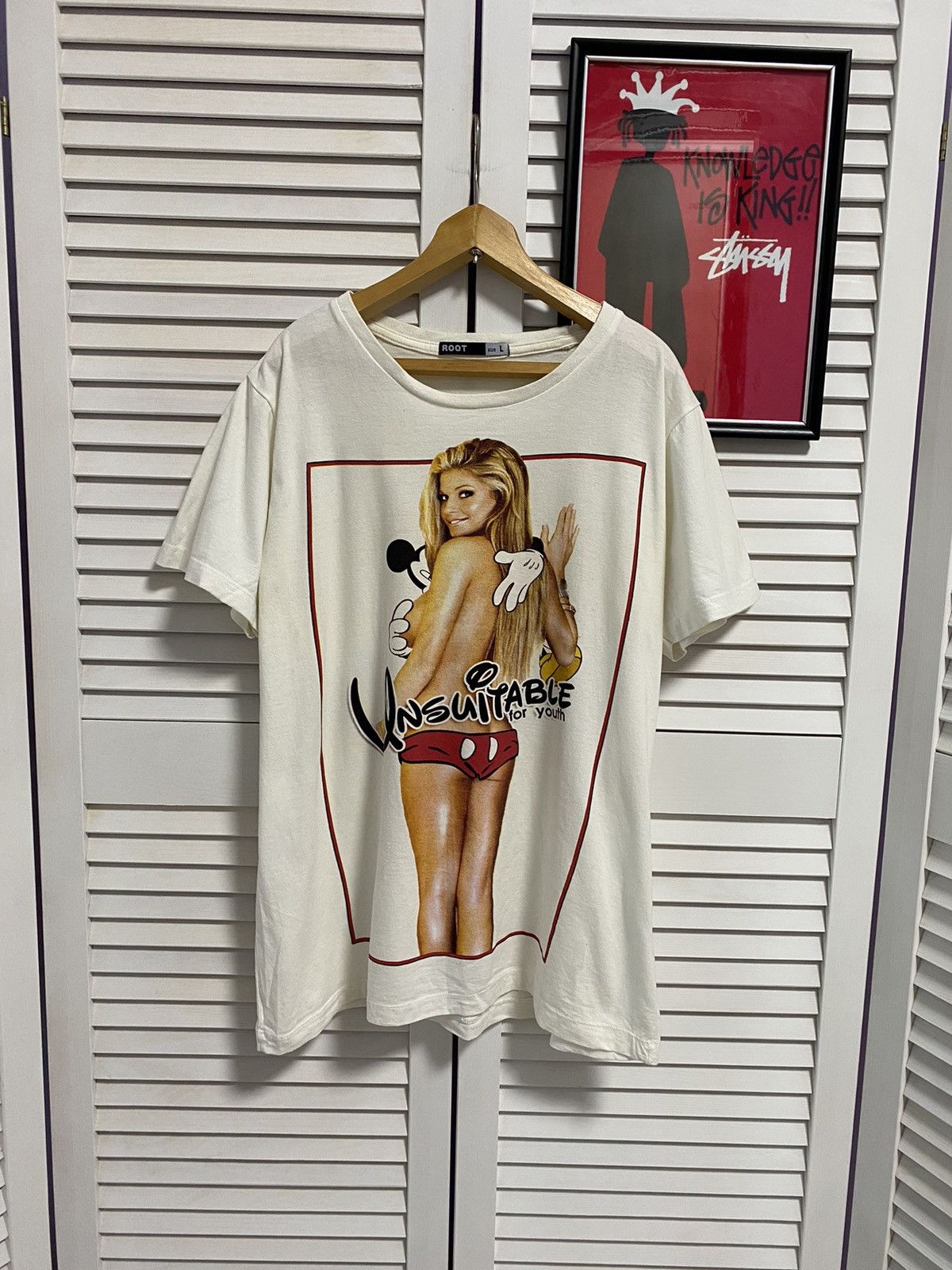 Band Tees T-Shirt Tee Root Unsuitable for Youth Graphic Girl Mouse Size US L / EU 52-54 / 3 - 1 Thumbnail