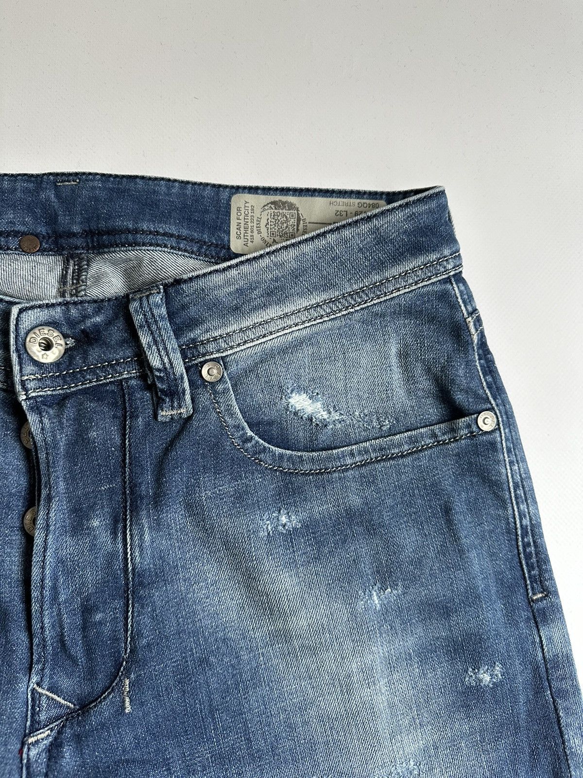 Diesel Vintage Y2K Diesel Larkee Faded Denim Jeans Size W29 L32 Size US 29 - 10 Thumbnail