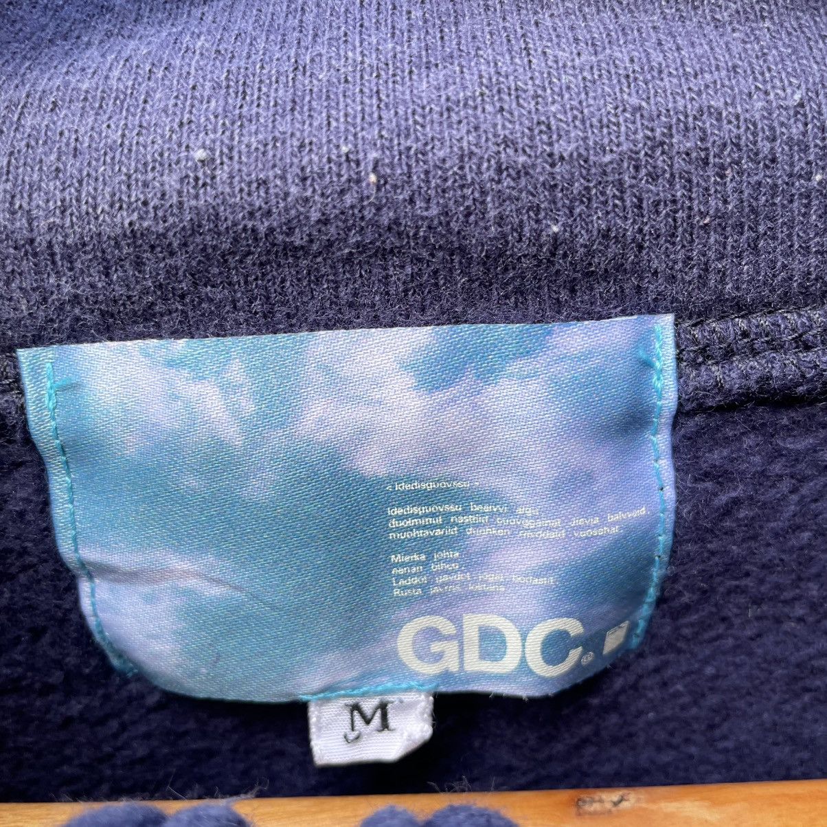 Japanese Brand 🔥🇯🇵Vintage GDC Japan Made Half Zipper Sweatshirts Size US L / EU 52-54 / 3 - 9 Thumbnail