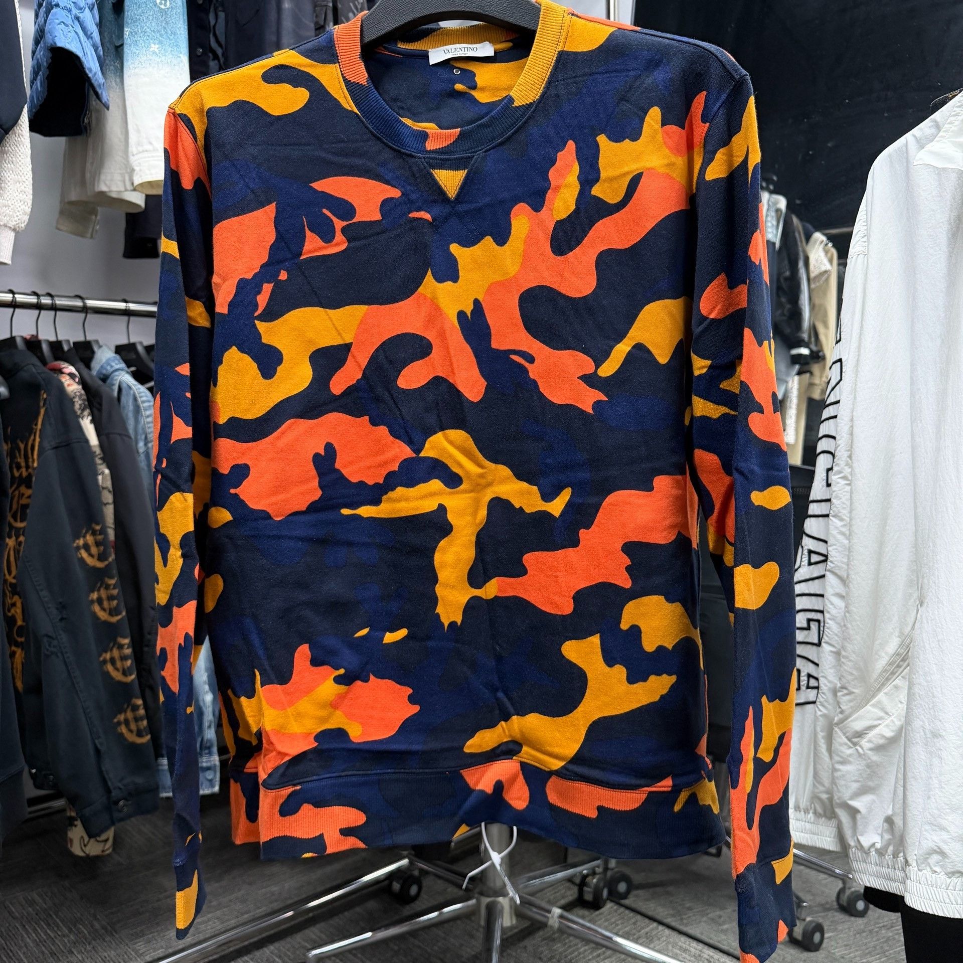 Valentino Valentino Camo Orange Hoodie S Women Size S / US 4 / IT 40 - 1 Thumbnail