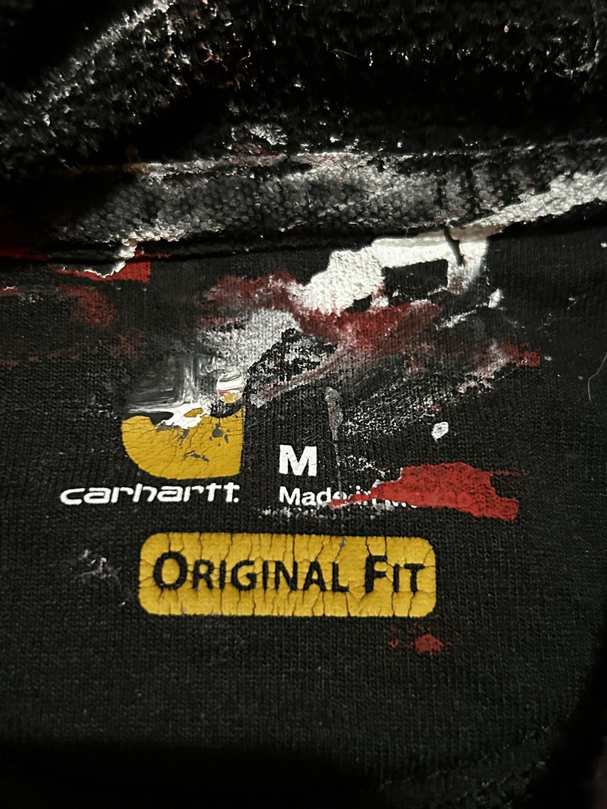 Japanese Brand Y2K Custom Carhartt x GALLERY DEPT. Hoodie Size US M / EU 48-50 / 2 - 3 Thumbnail