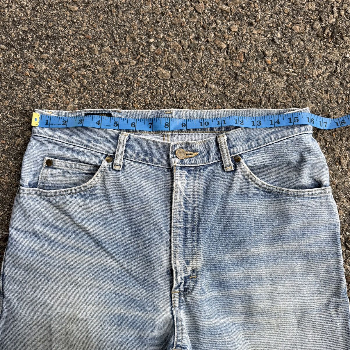 Lee VINTAGE LEE RIDER STRAIGHT FADED RIPPEP JEAN PANTS Size US 32 / EU 48 - 7 Thumbnail