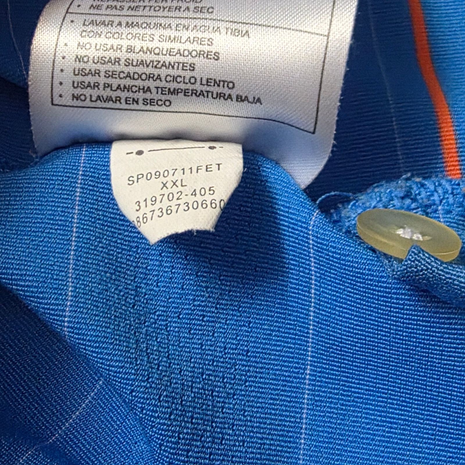 Nike Nike Tour Dri‑Fit Golf Polo Men’s XXL Blue Orange Striped Size US XXL / EU 58 / 5 - 5 Thumbnail