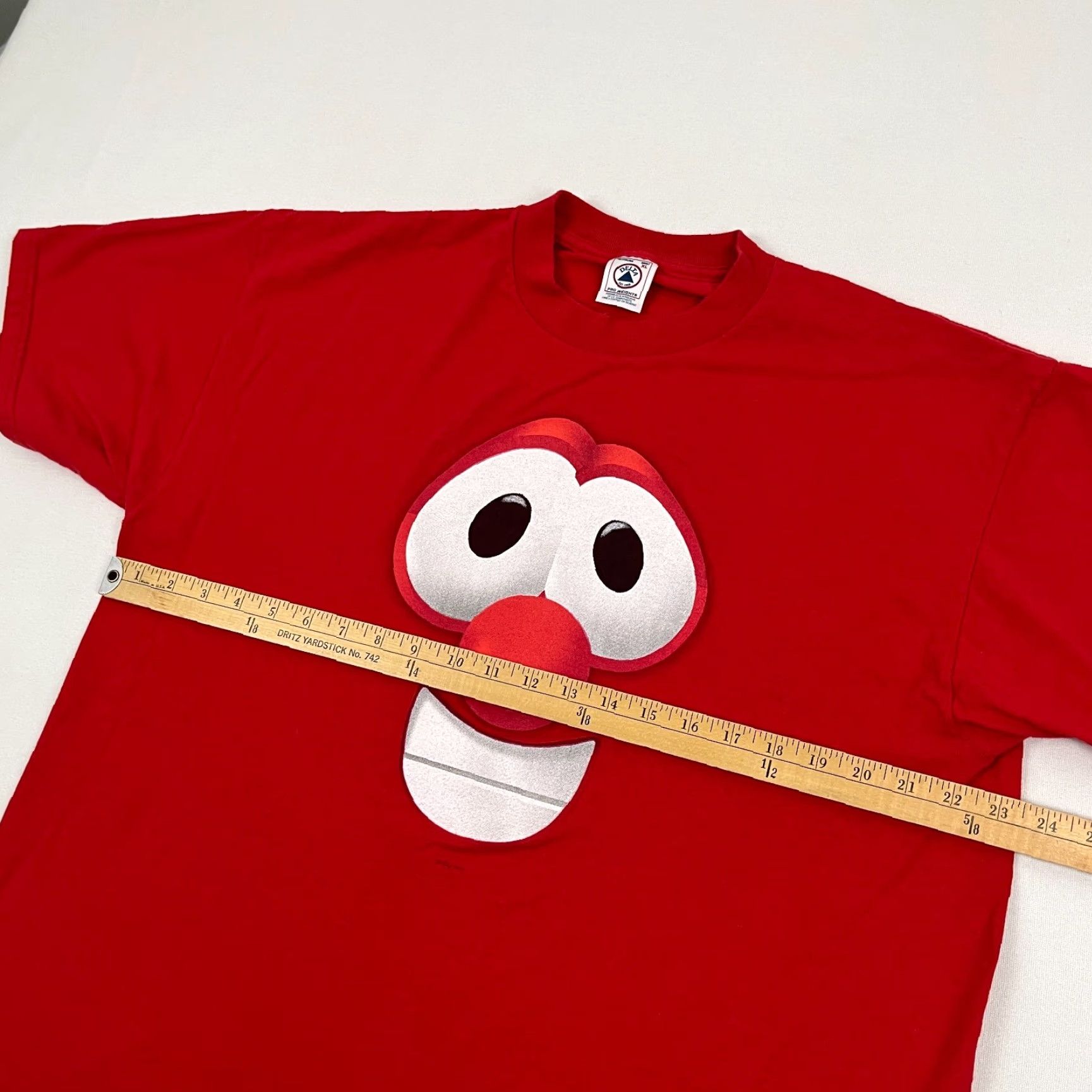 Delta VINTAGE Veggie Tales Shirt Delta 90s Logo Cartoon Graphic Print Mens XL Red Size US XL / EU 56 / 4 - 6 Thumbnail