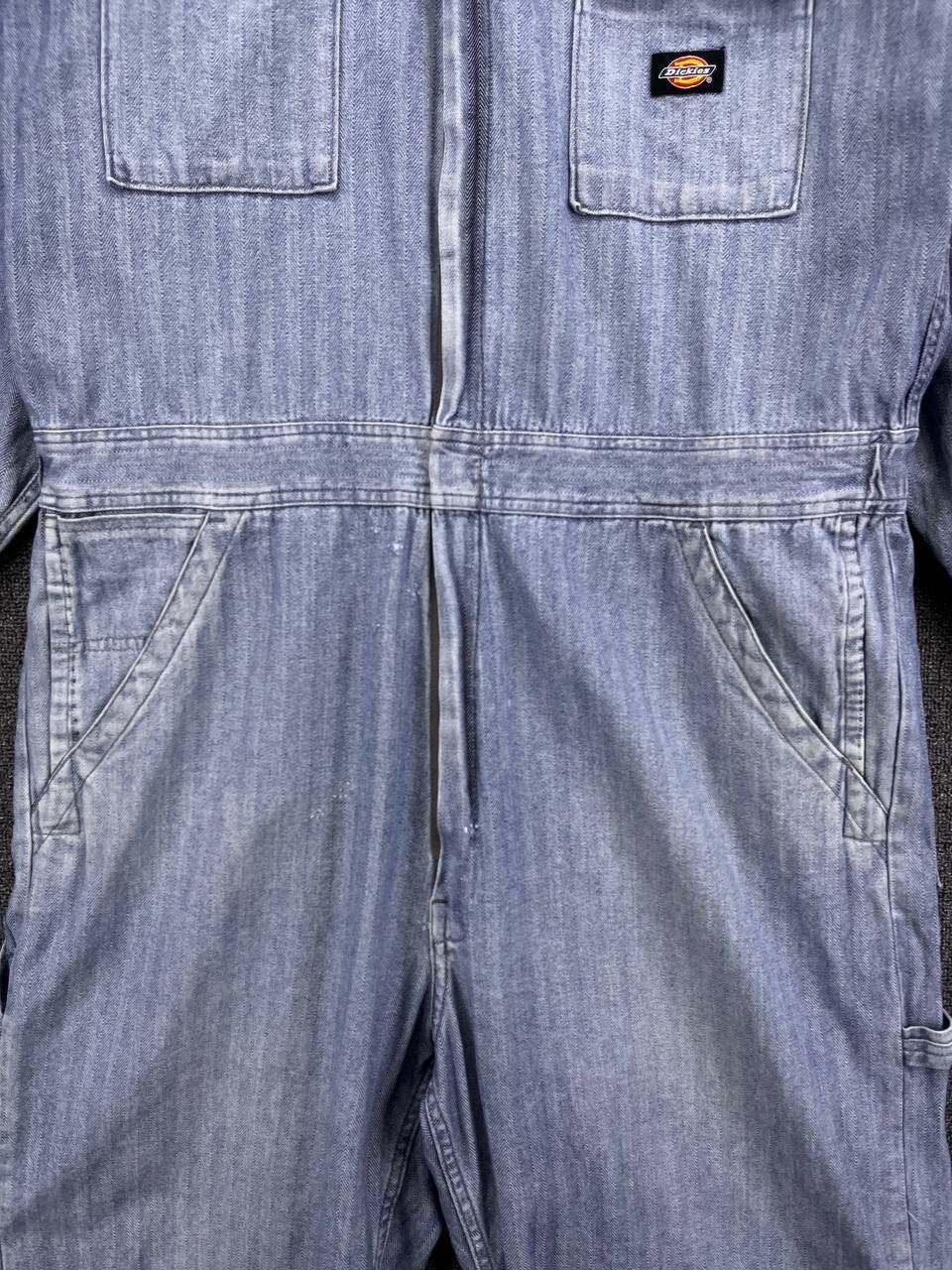 Dickies Vintage Dickies Rare Denim Overalls Jumpsuit Size US 39 - 4 Thumbnail