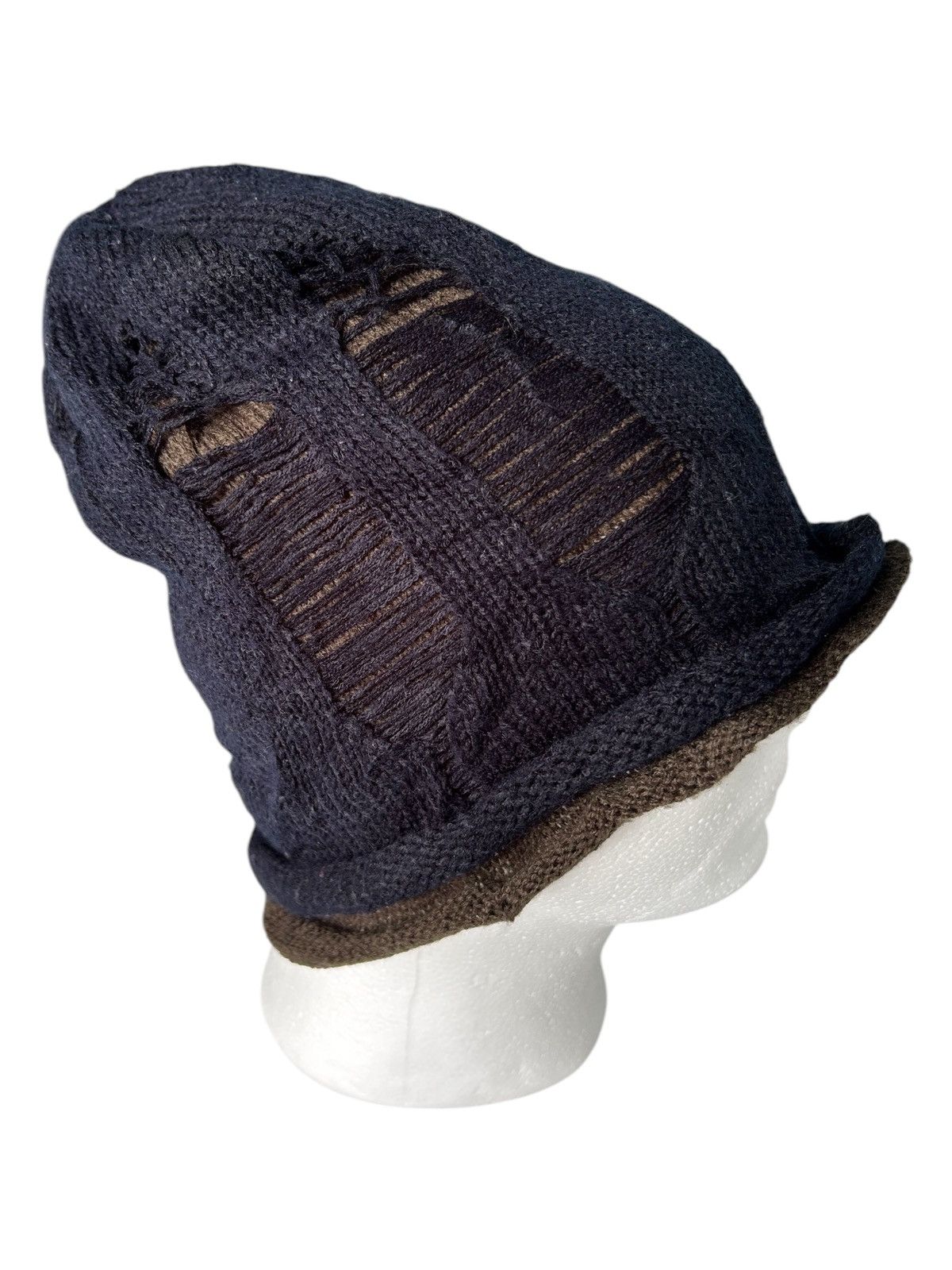 Distressed Design Japanese Style Big Beanie Hats Rare ☠️☠️